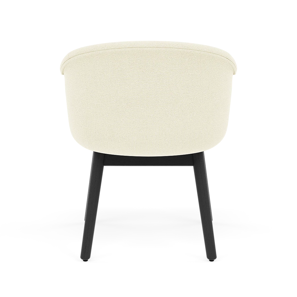 Geweven FIBER SOFT stoel gepersonaliseerd met houten basis