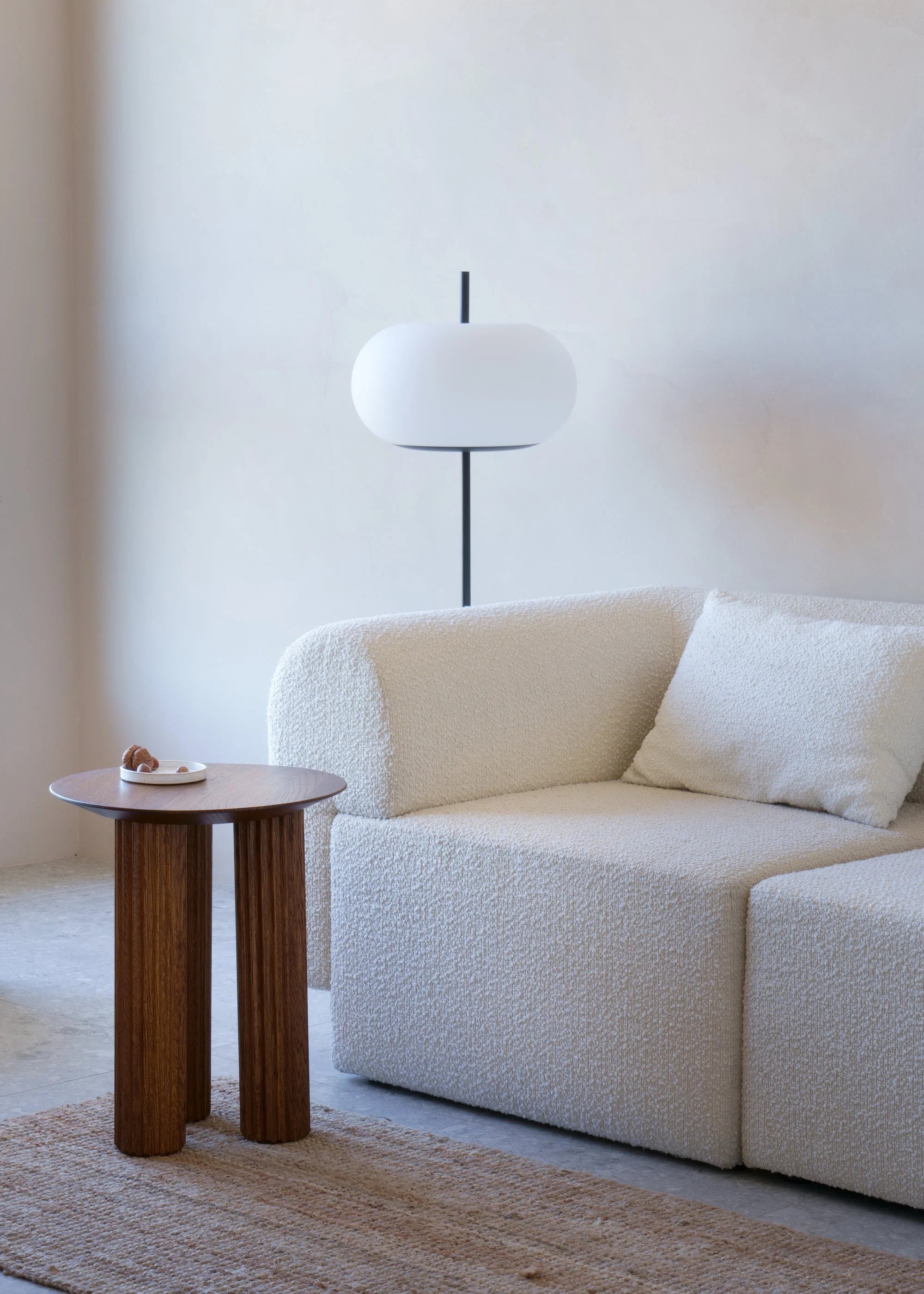 Bijzettafel FILAR donker eikenhout