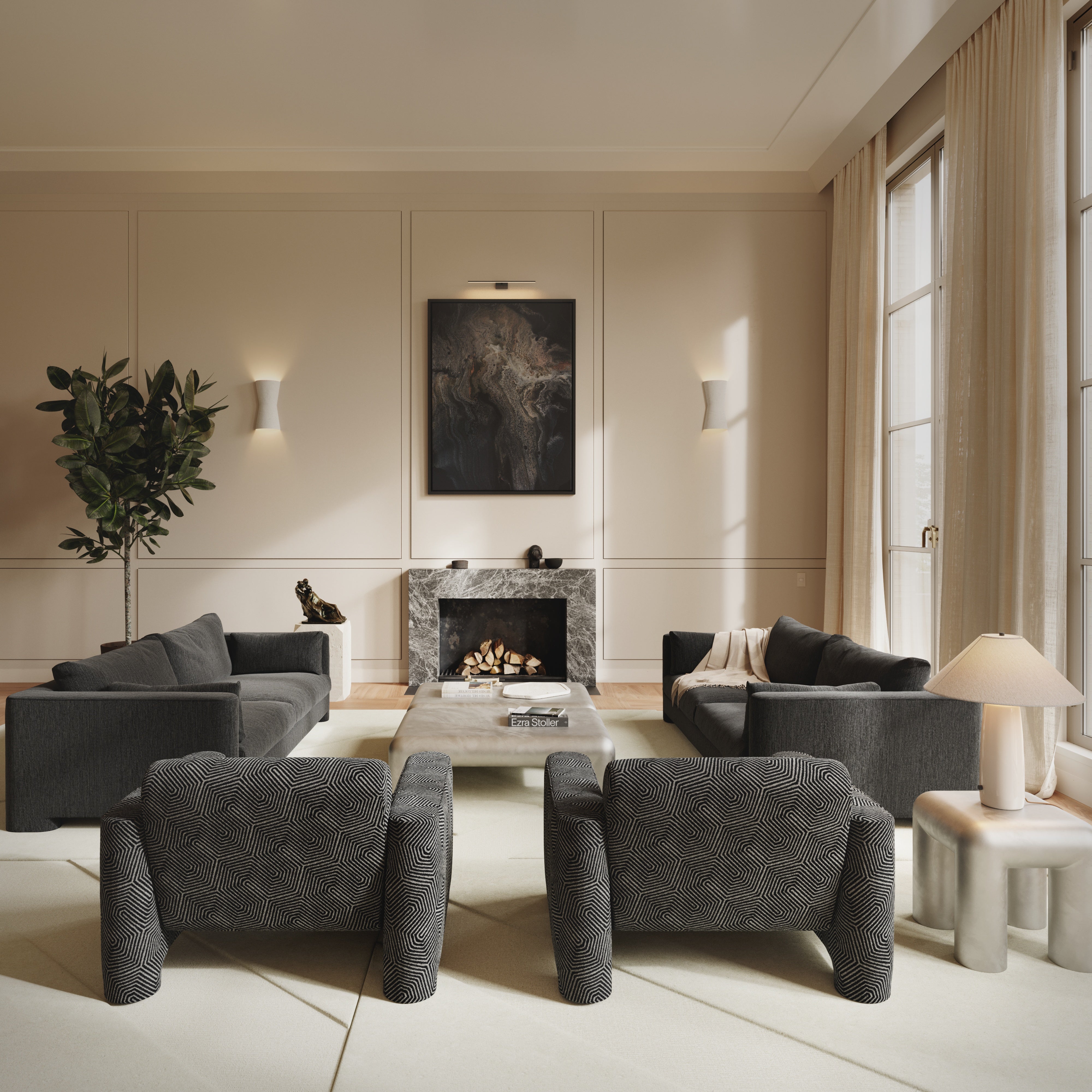 Sofa 3-sitzig ION gepolstert