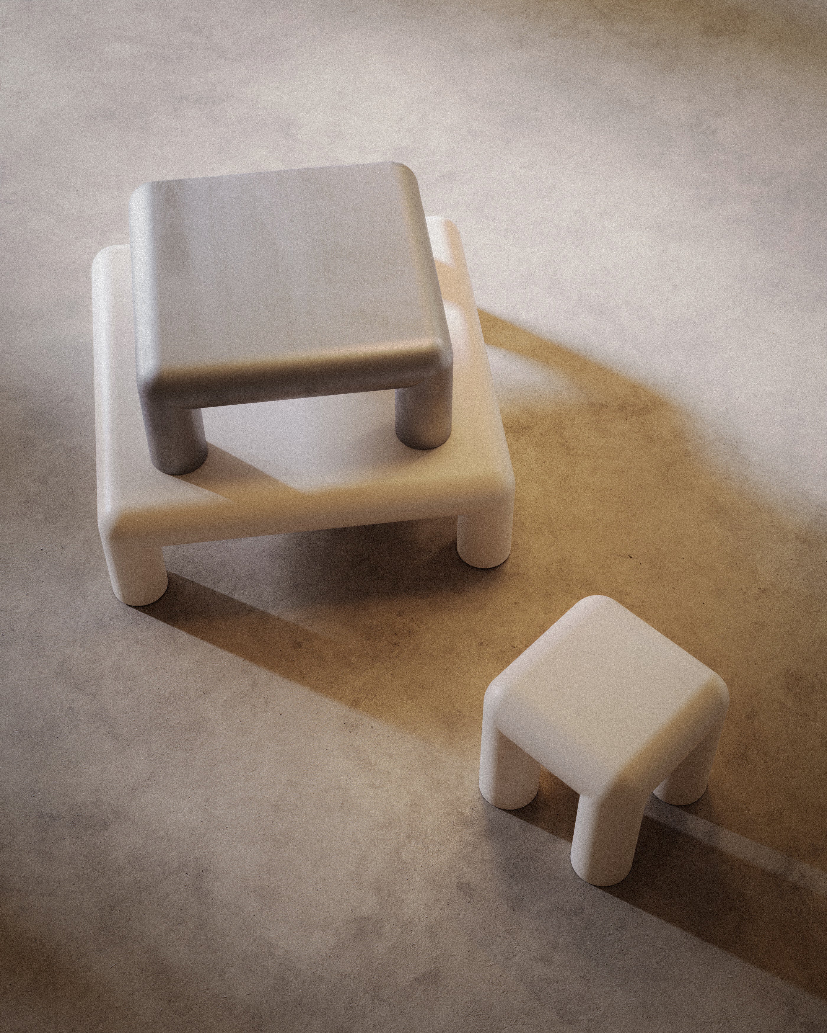 Couchtisch CUBIO hellbeige