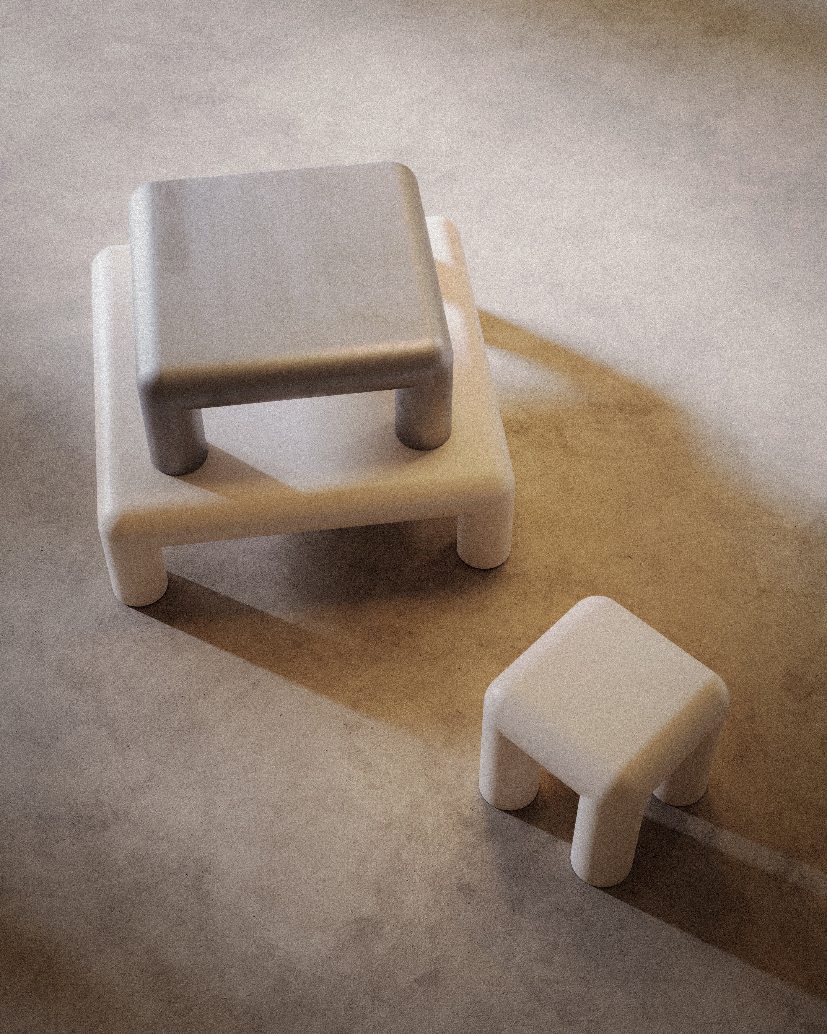 Stolik kawowy CUBIO aluminium