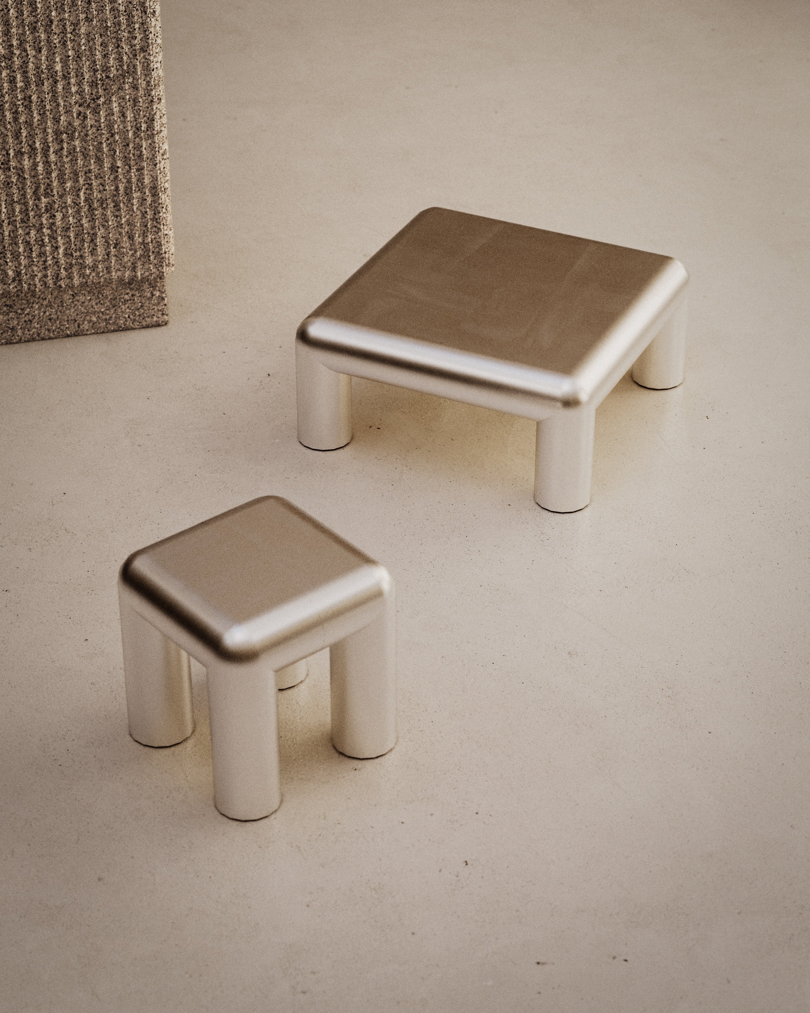 Stolik kawowy CUBIO aluminium