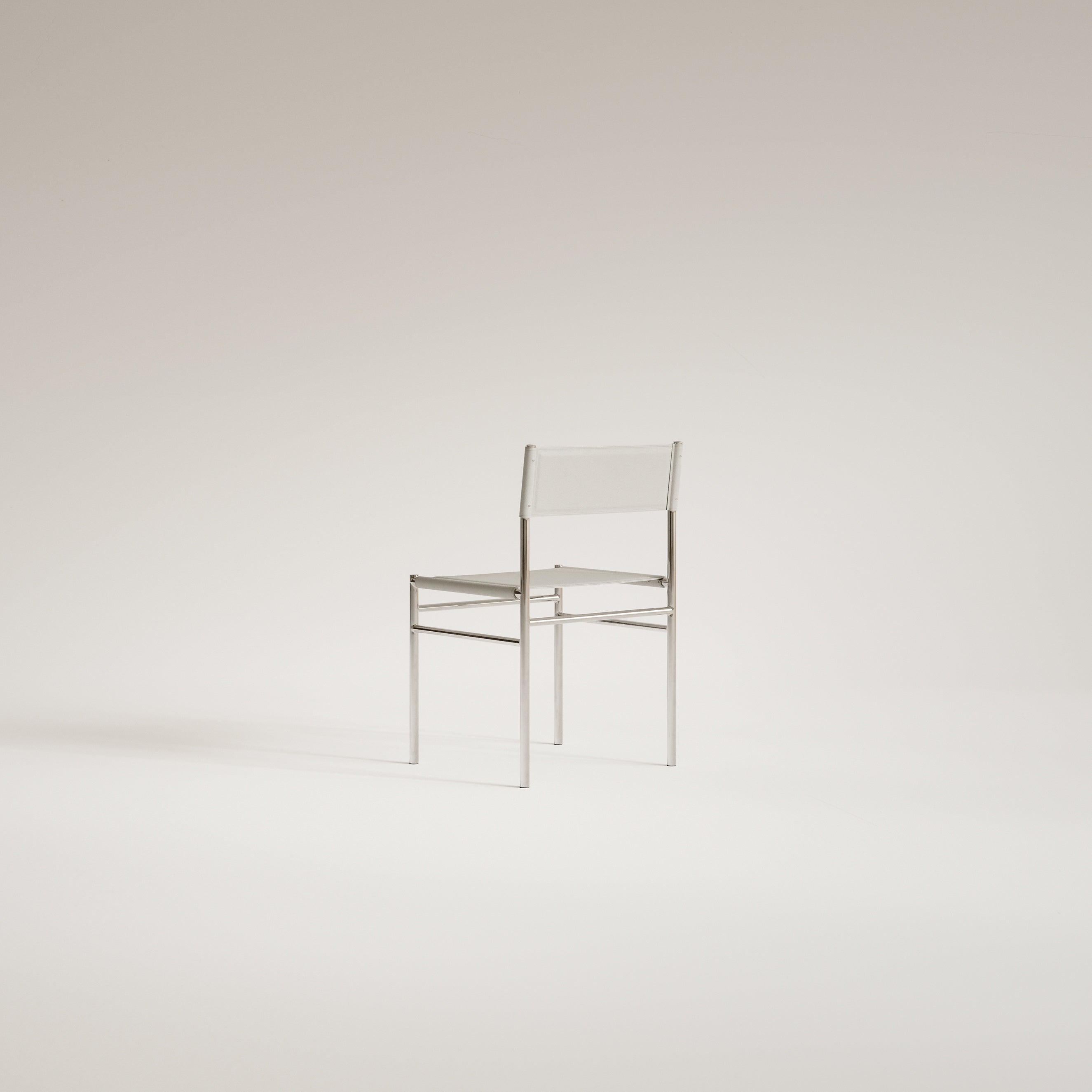 Stoel FERRA staal en leer