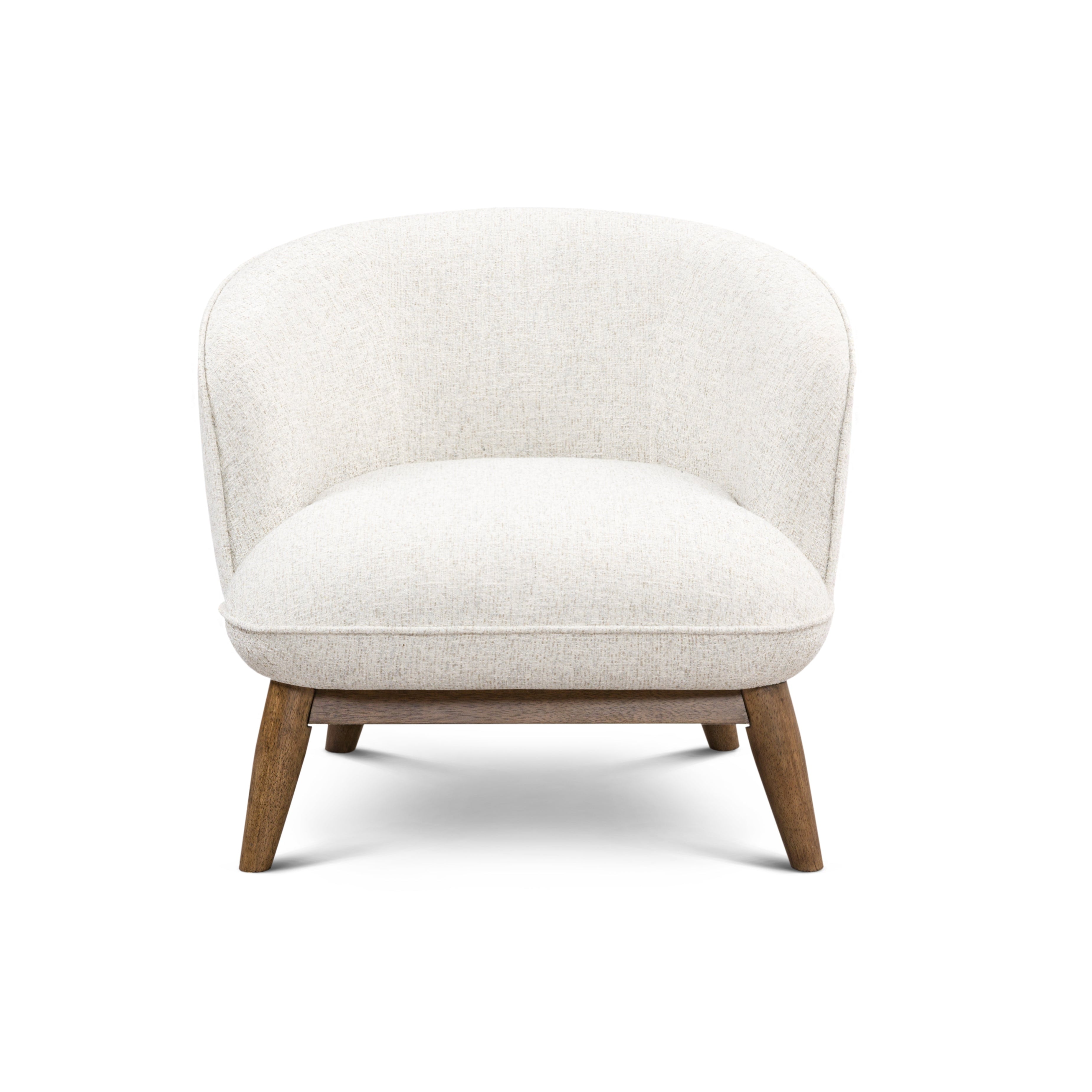 Fotel tapicerowany BENTON drewniana podstawa