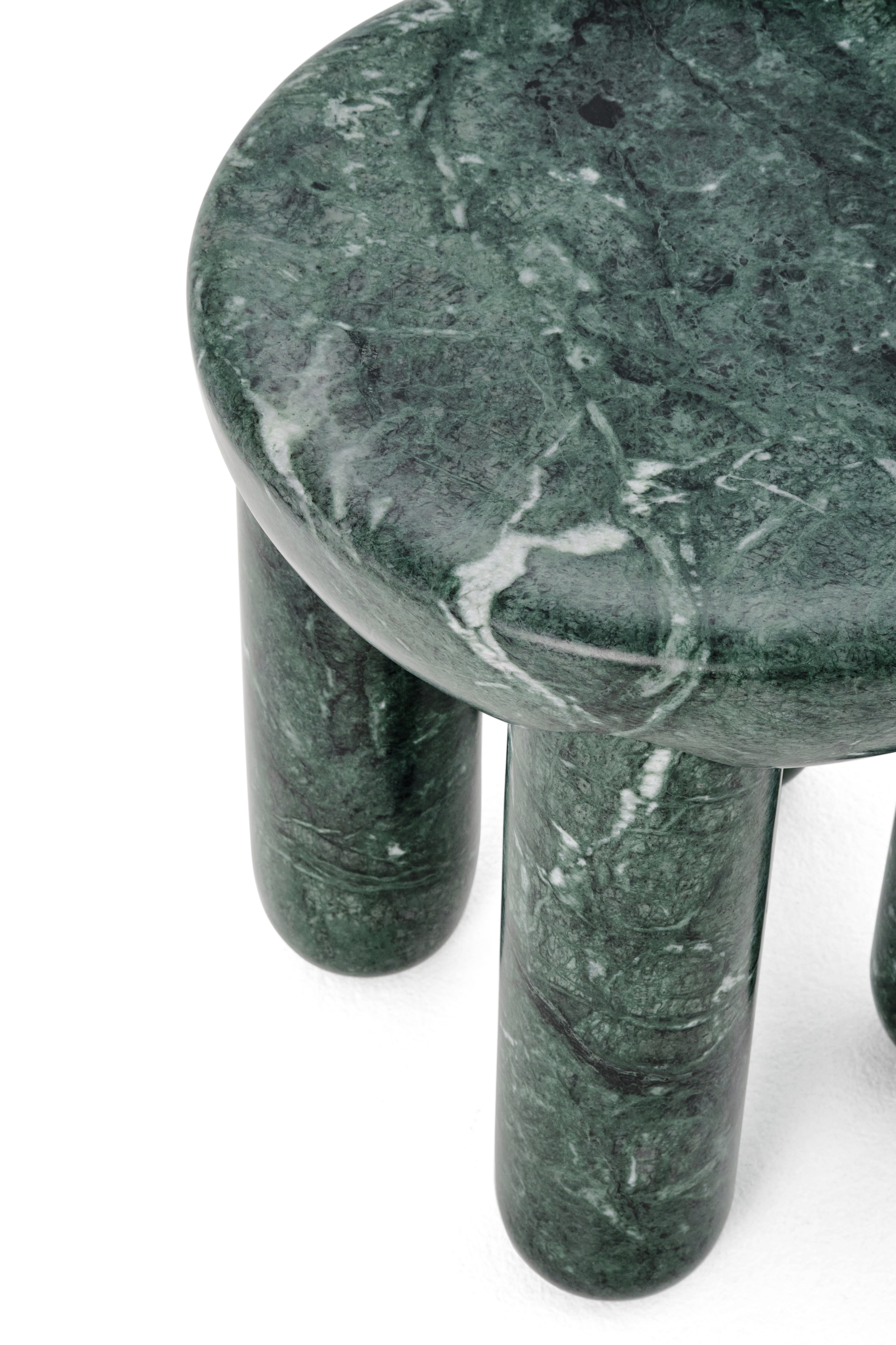 Koffietafel FREYJA 3 - GENUMMERDE EDITIE groene marmer