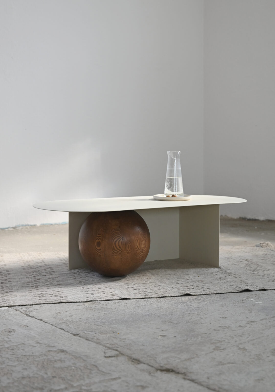 FUKU LONG salontafel van staal en hout