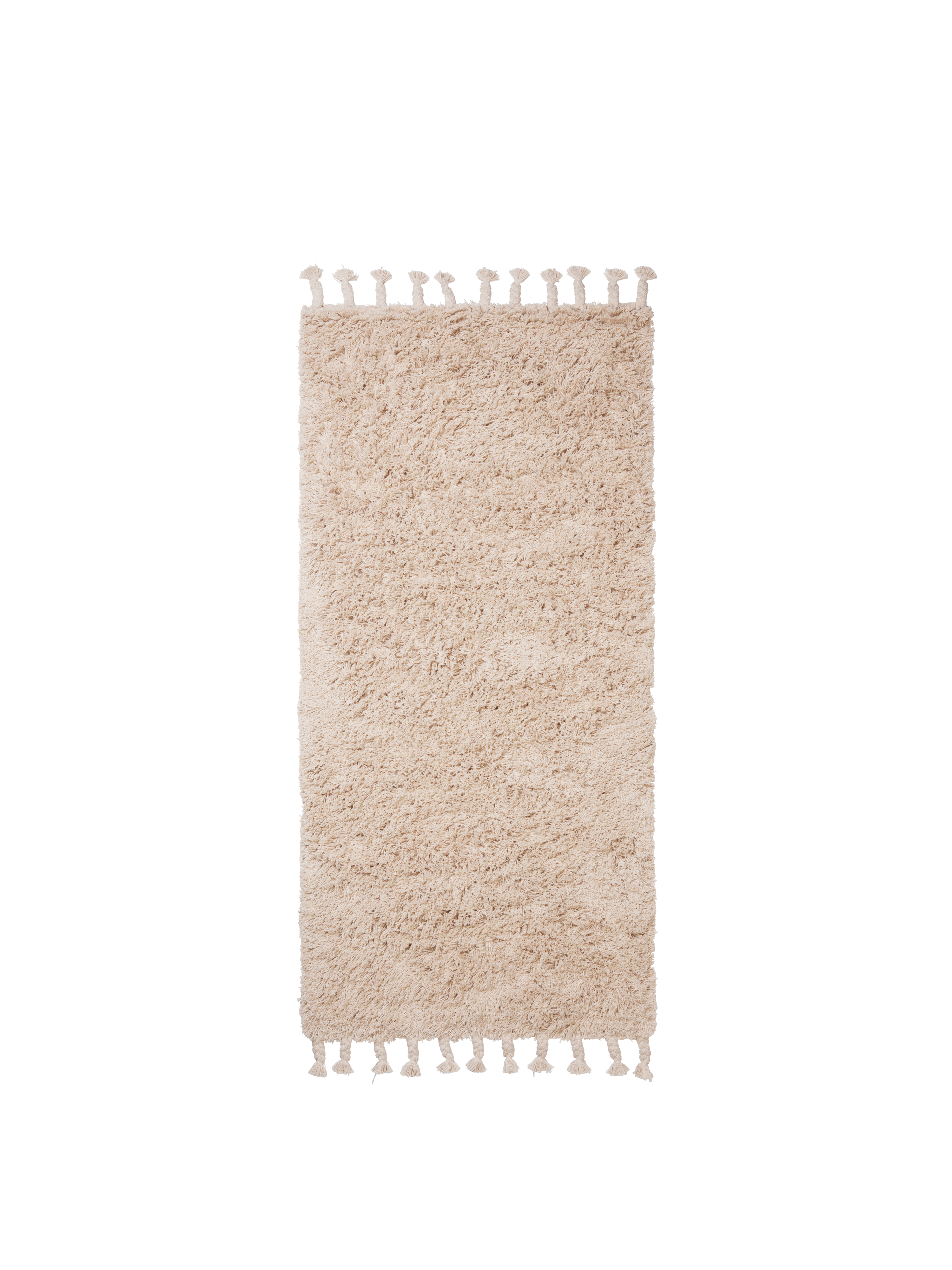 Teppich AMASS LANGHAAR beige mit langem Flor