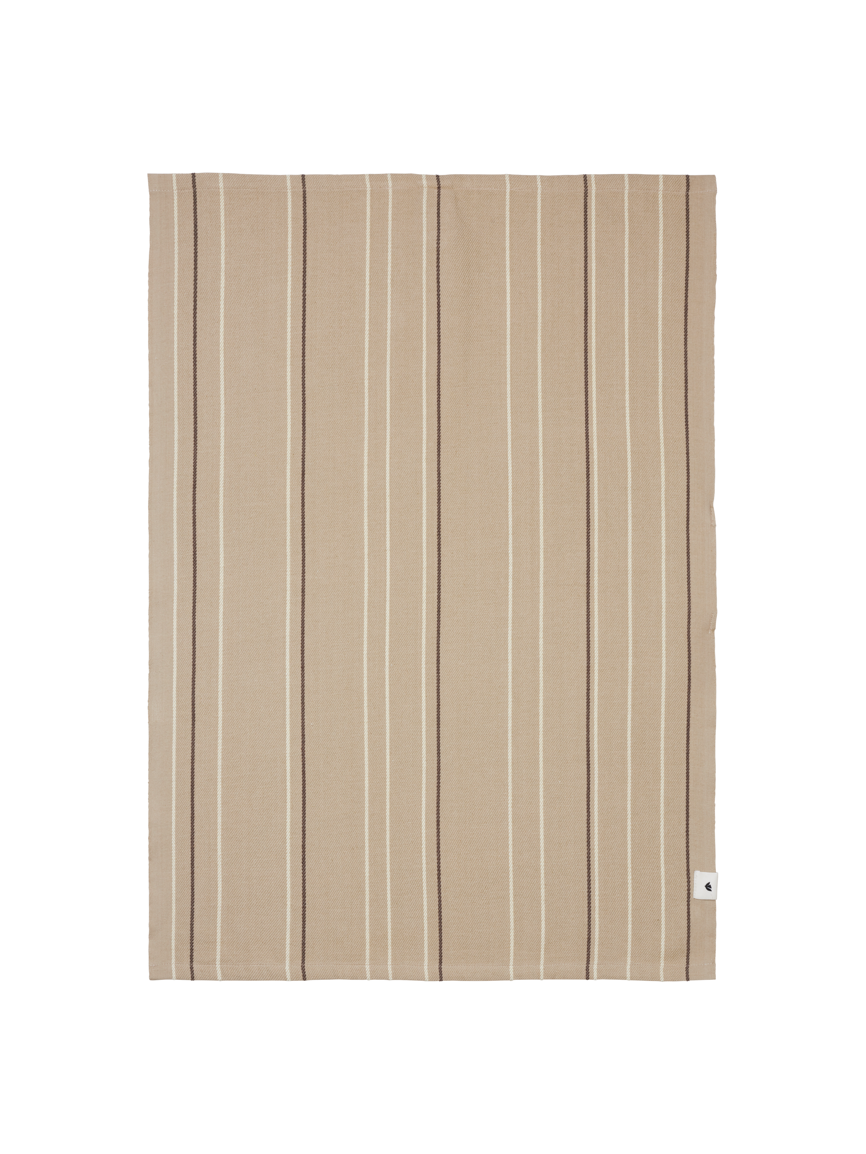 Keukenhanddoeken set ITO beige met wit