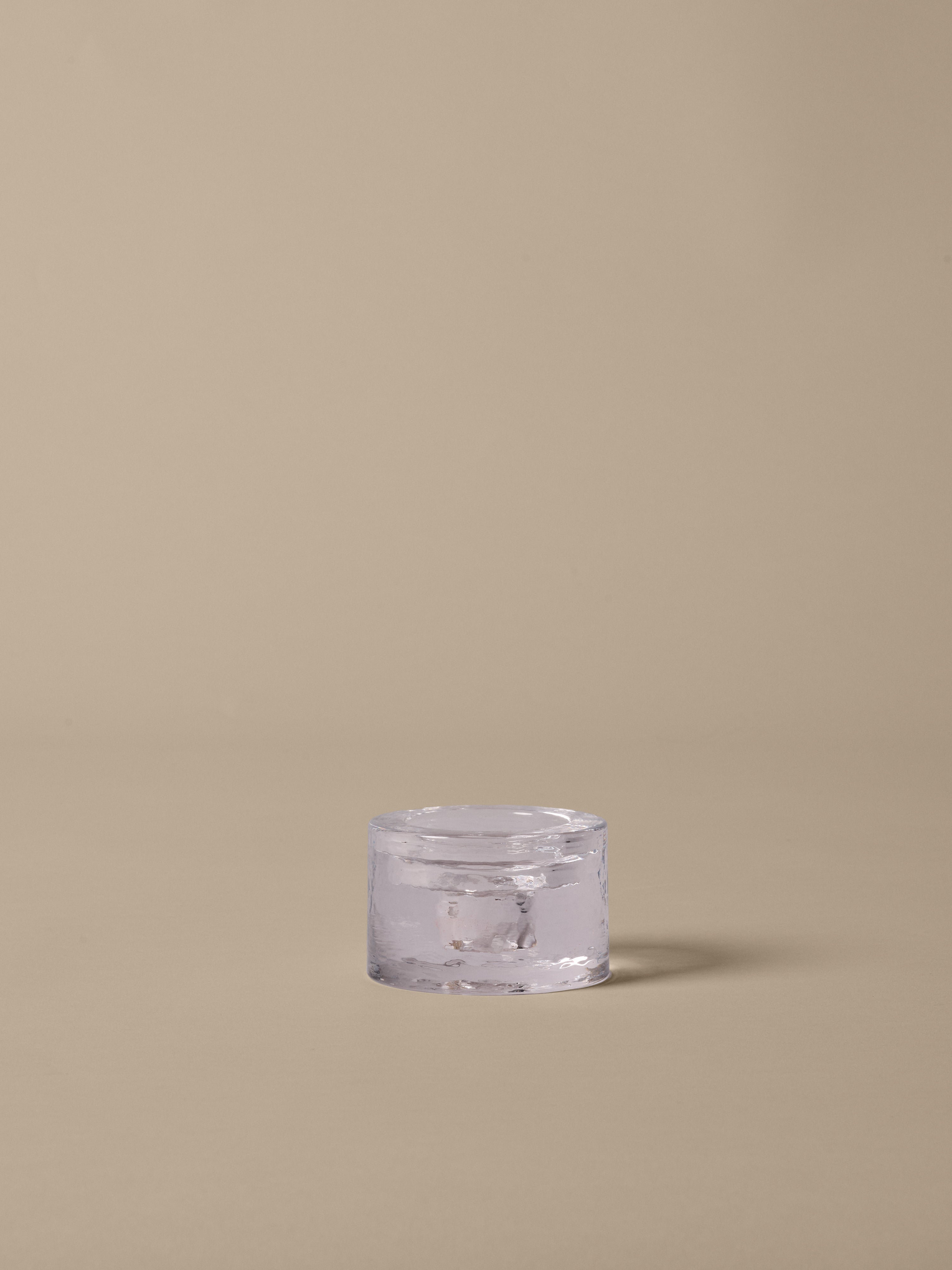 Ronde kaarsenhouder GRADIA glas