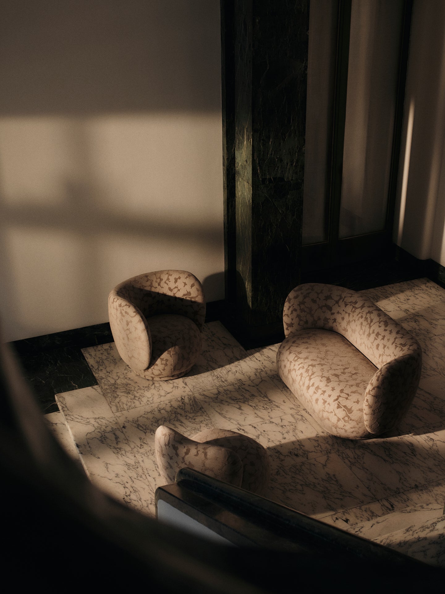 Draaistoel RICO PICCOLO LOUNGE Cilla taupe