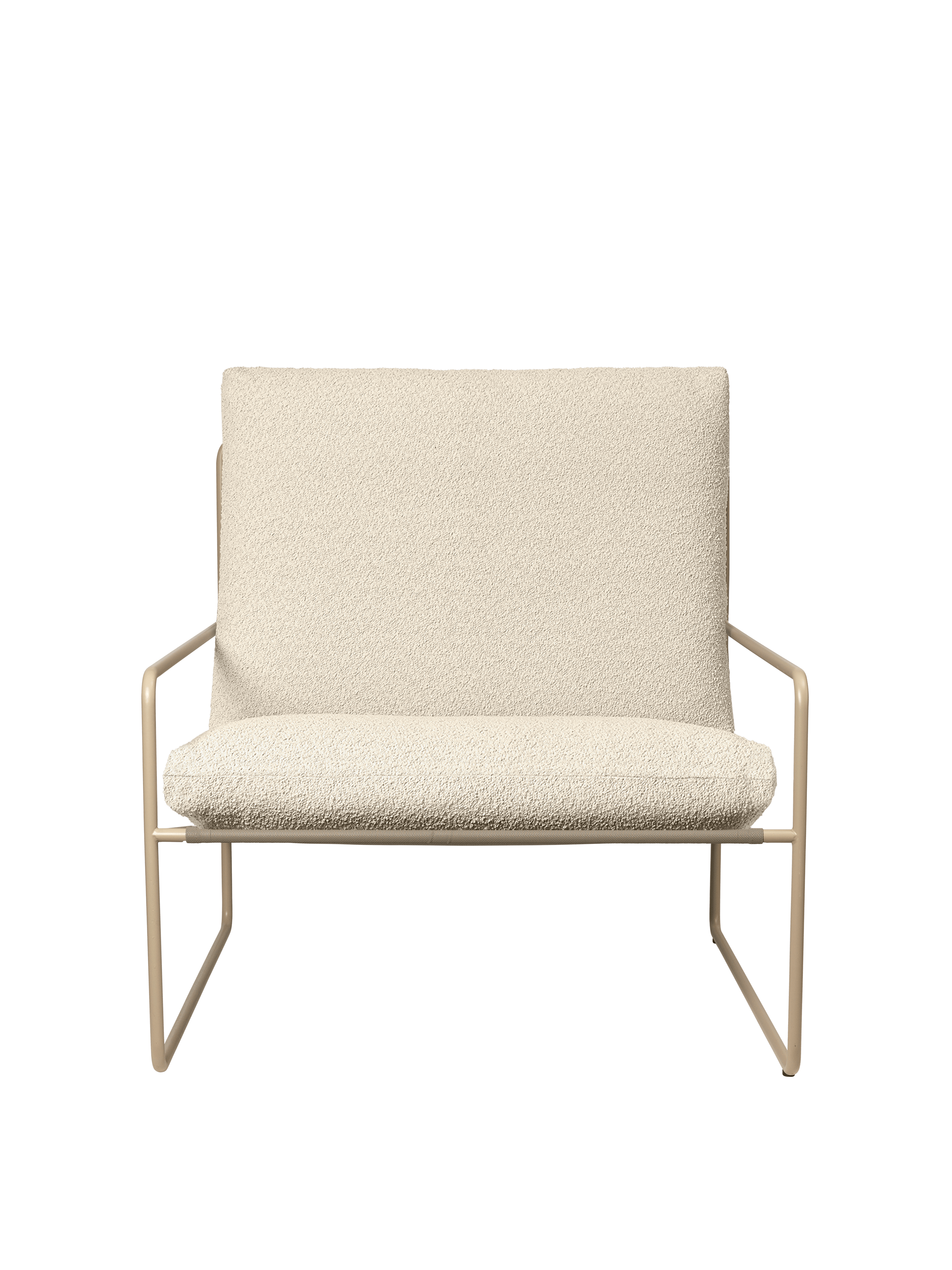 Buitenstoel DESERT gebroken wit met beige basis