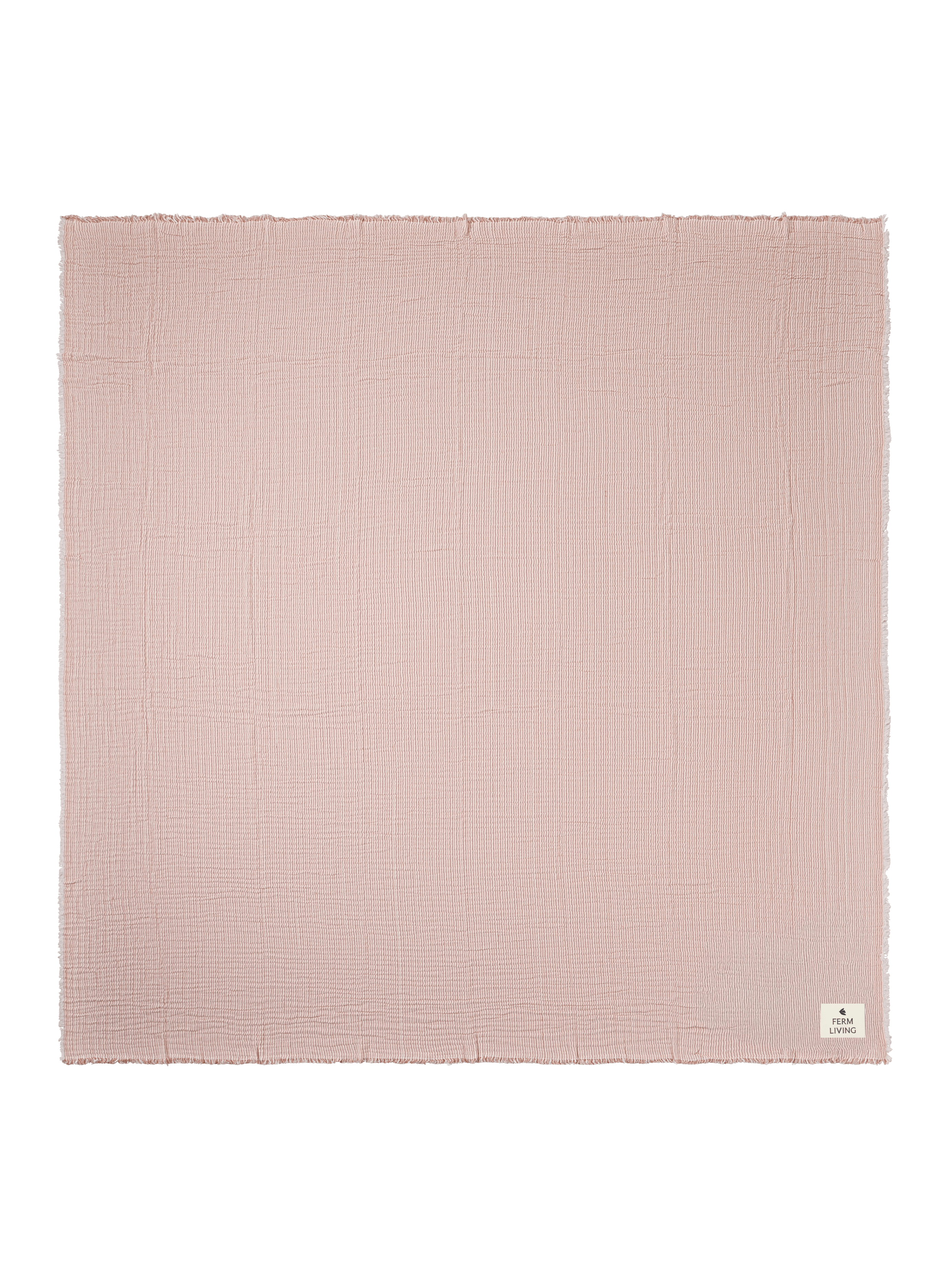 FINO dekbedovertrek gebroken wit met lichtroze