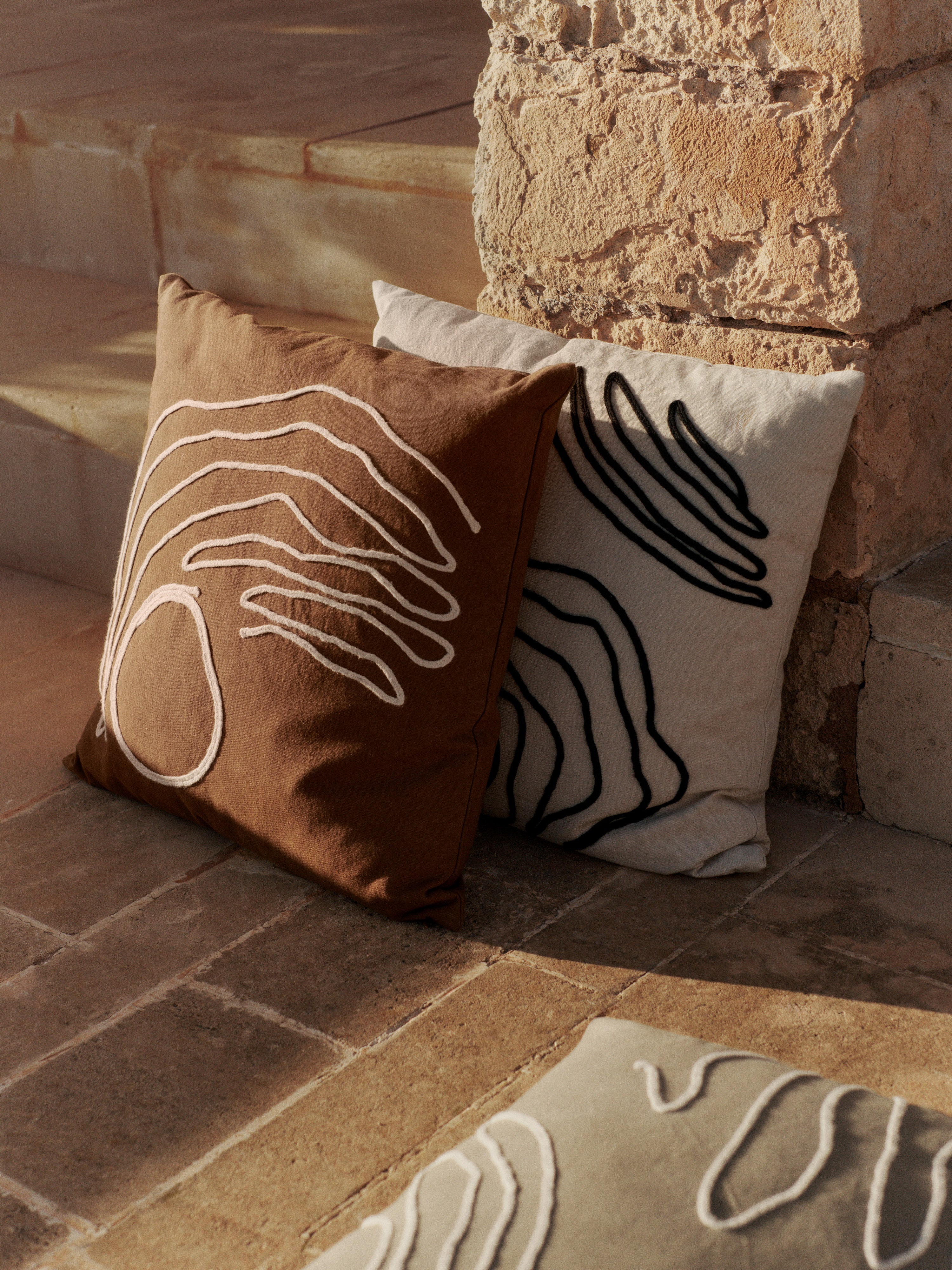 Decoratieve kussen JOT lichtgroen