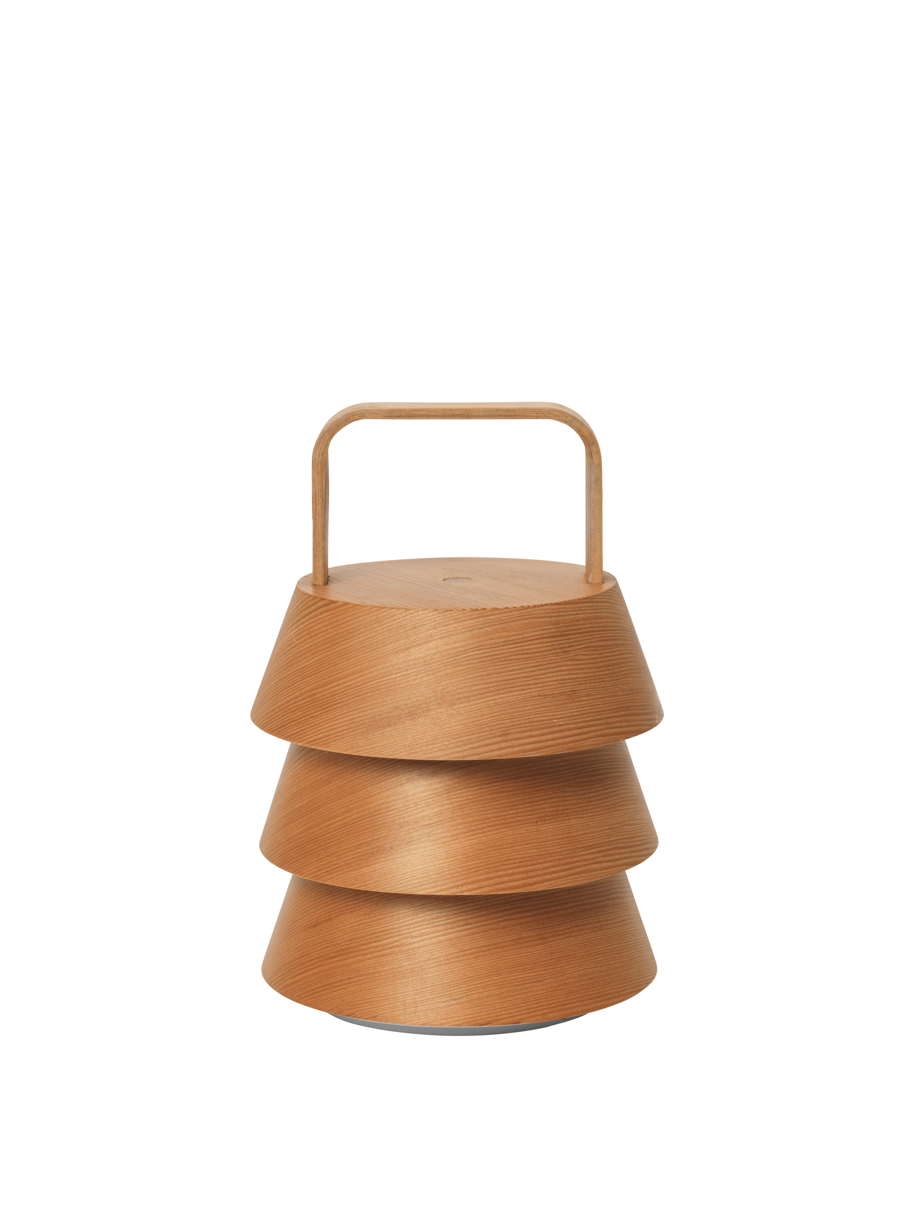 Tragbare Außen-Tischlampe LUVER lite aus Douglasienholz
