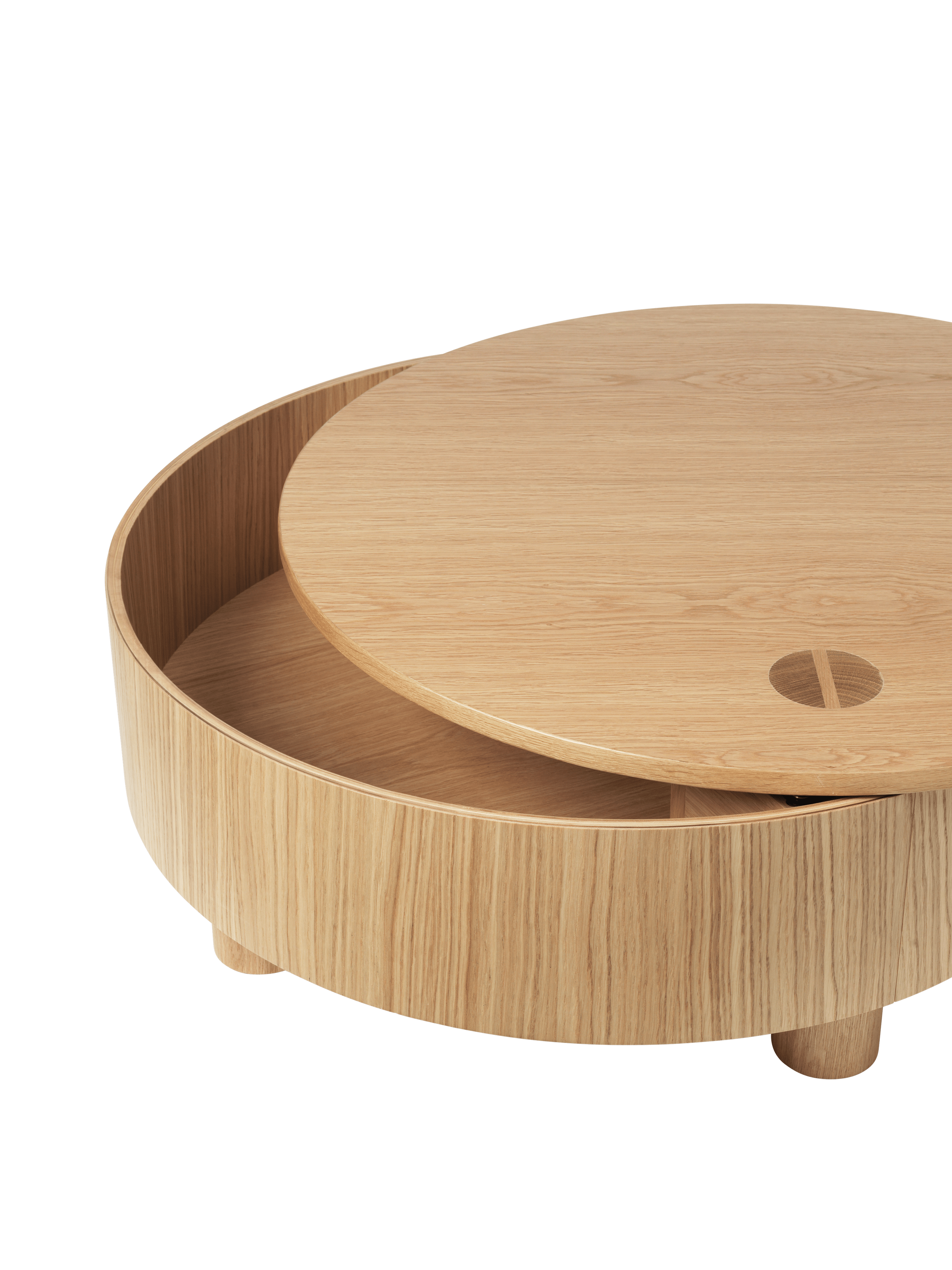 OLLES tafel gelakt eikenfineer