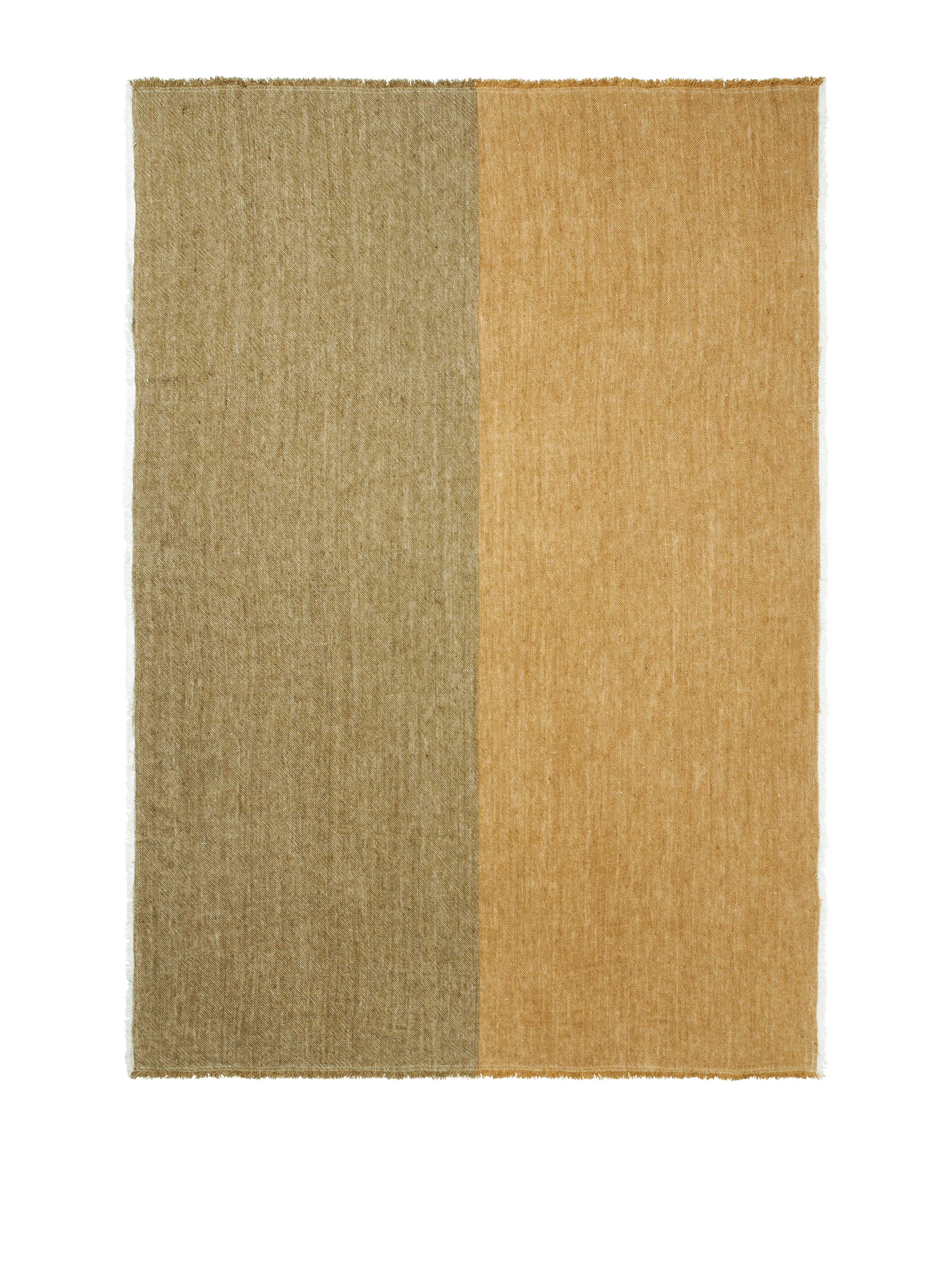 PILA khaki dekbedovertrek met antiek goud