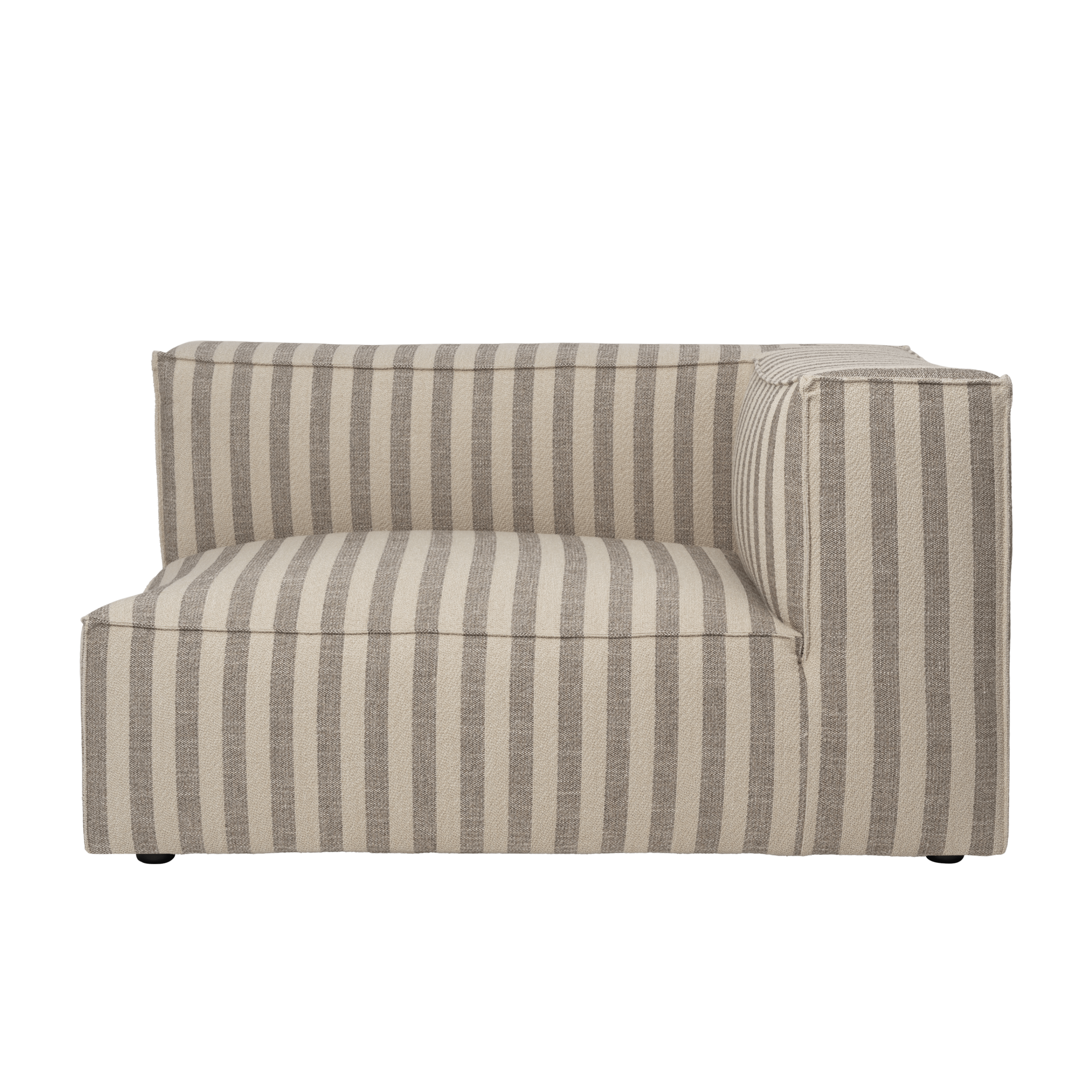 CATENA Louisiana Modular Sofa - Right-End Element in Sand with Broken White