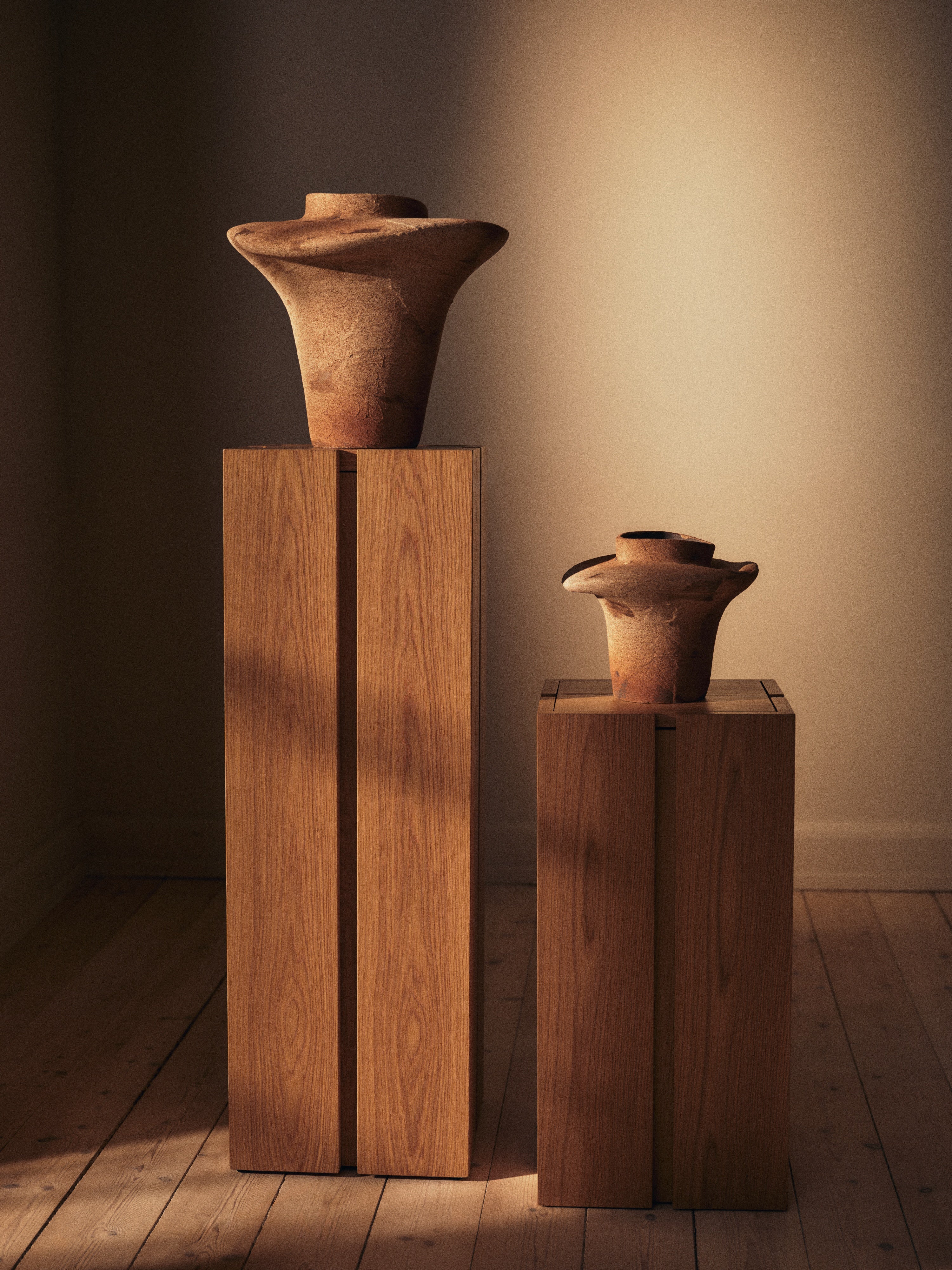Keramikw vase EVIO warmes Beige