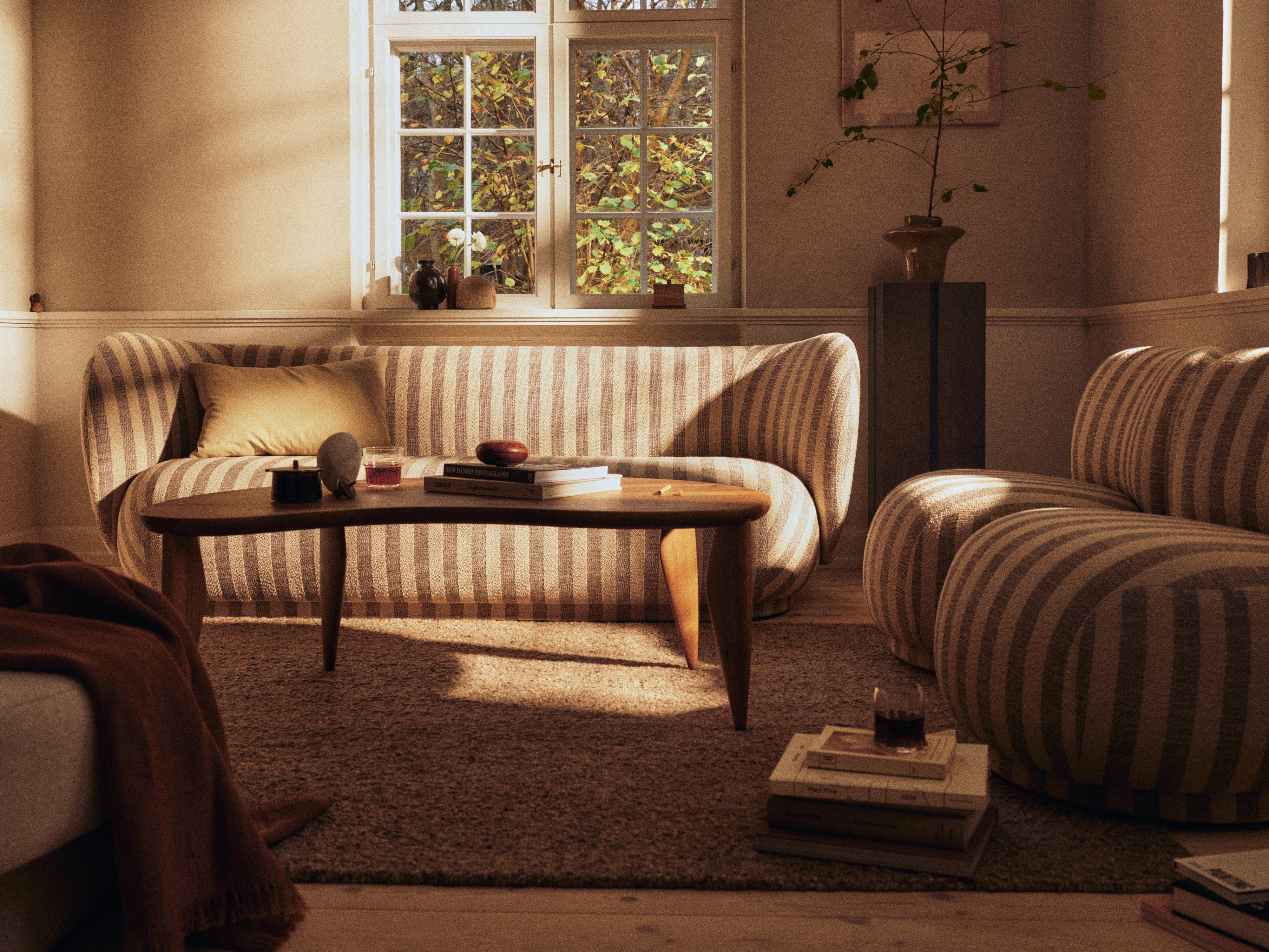 2-Seater Sofa RICO Louisiana Chocolate with Sand