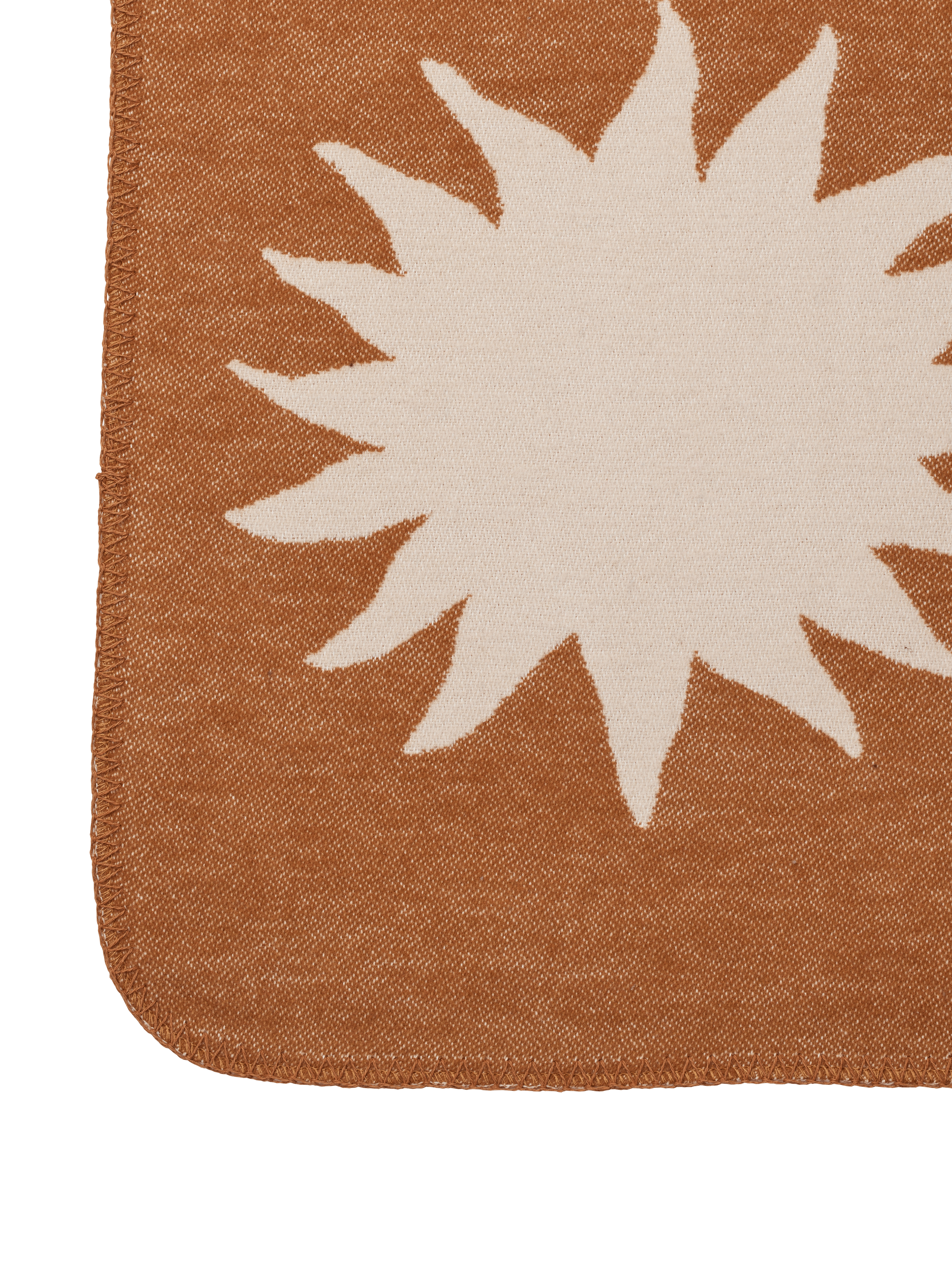 Kinderteppich SKYE ziegelrot mit beige