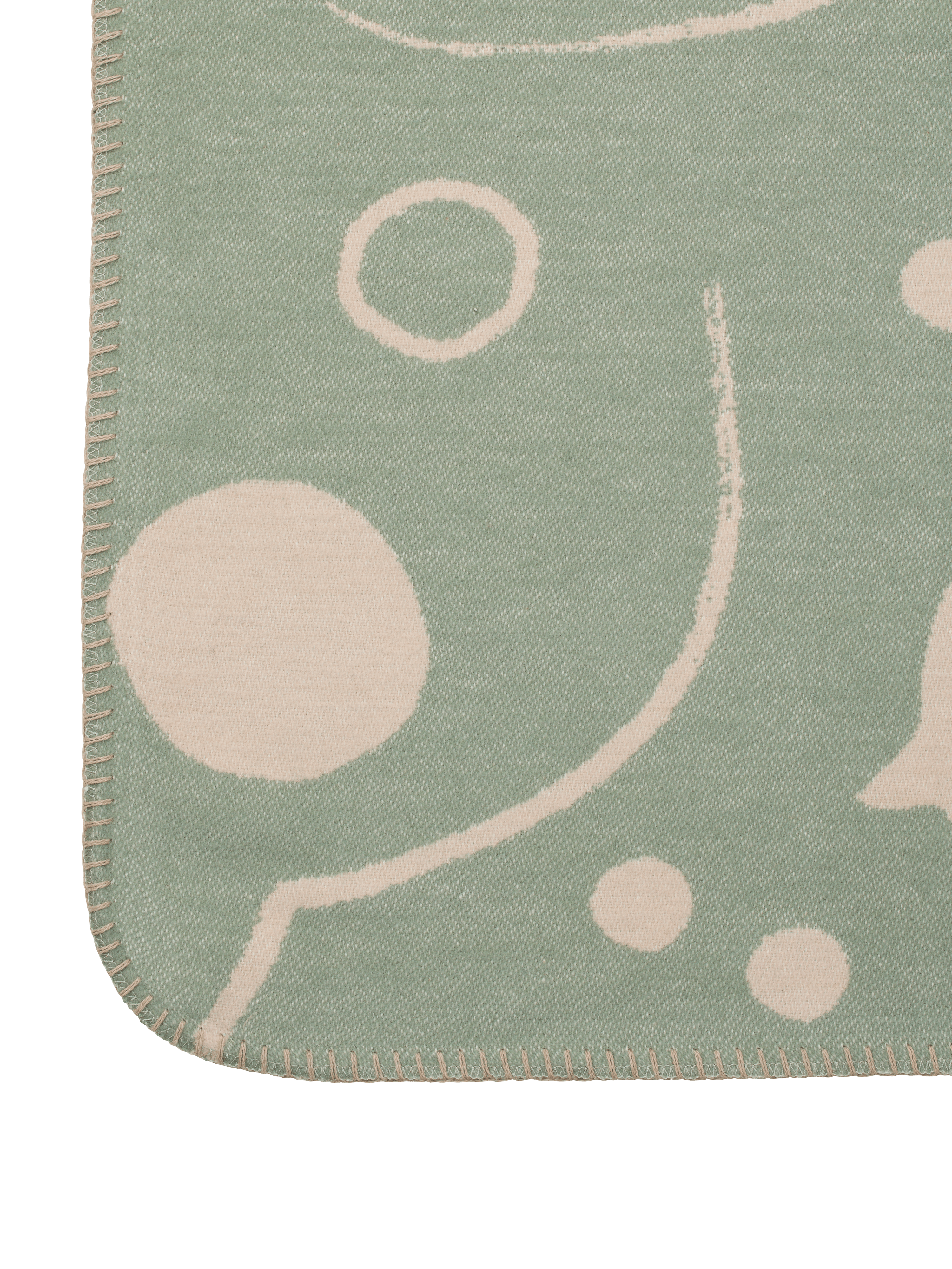 Kinderteppich SKYE grün mit beige