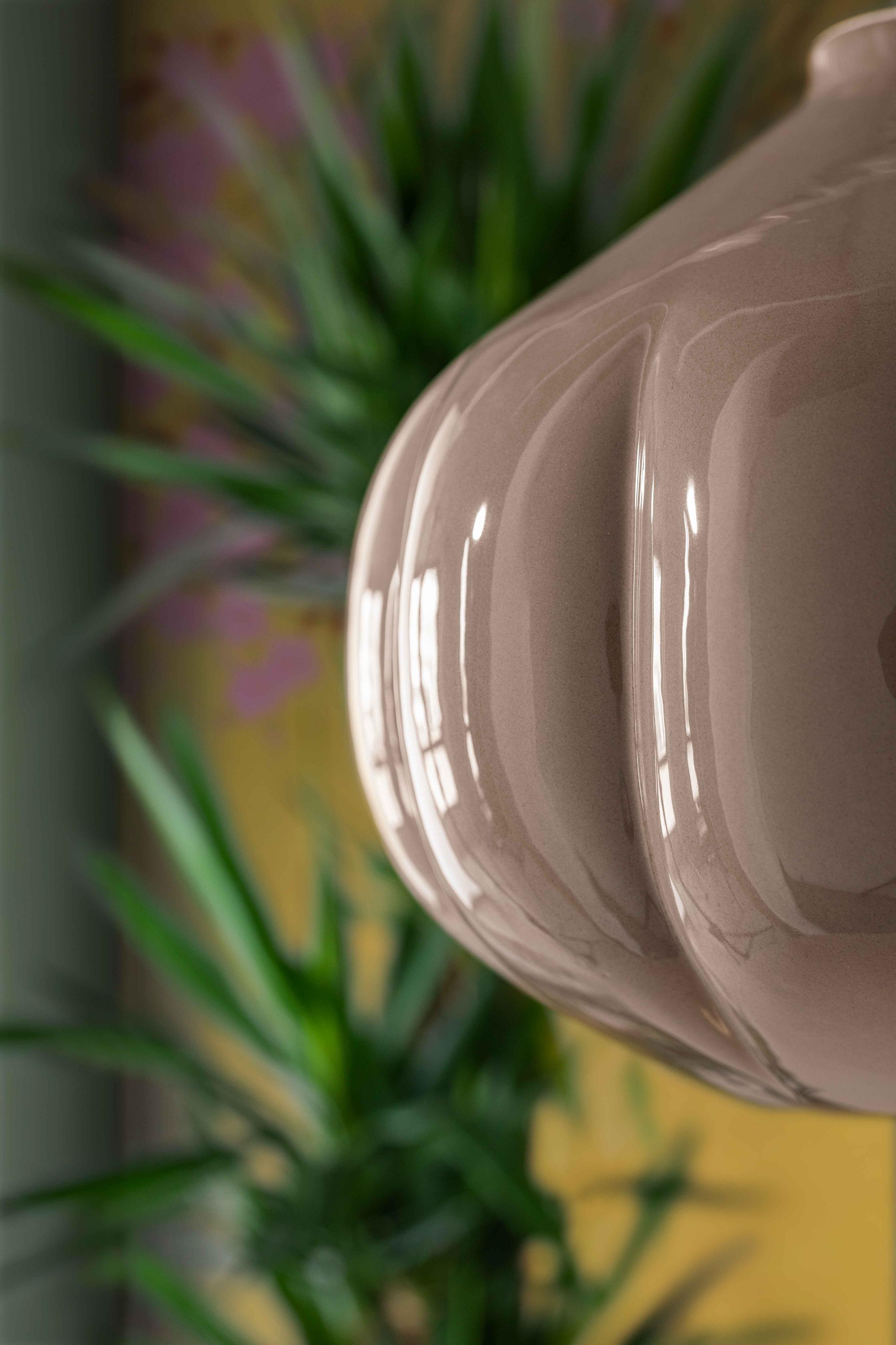 AFOXÉ Keramik-Pendelleuchte Mokka