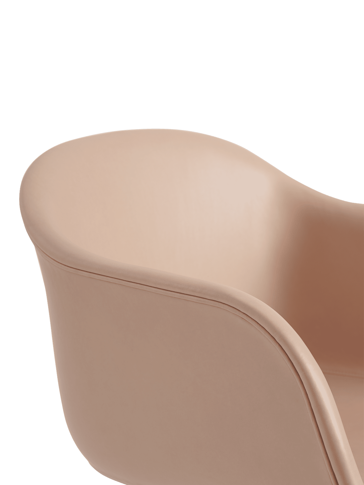 Sessel mit Armlehnen FIBER personalisiert mit Holzgestell