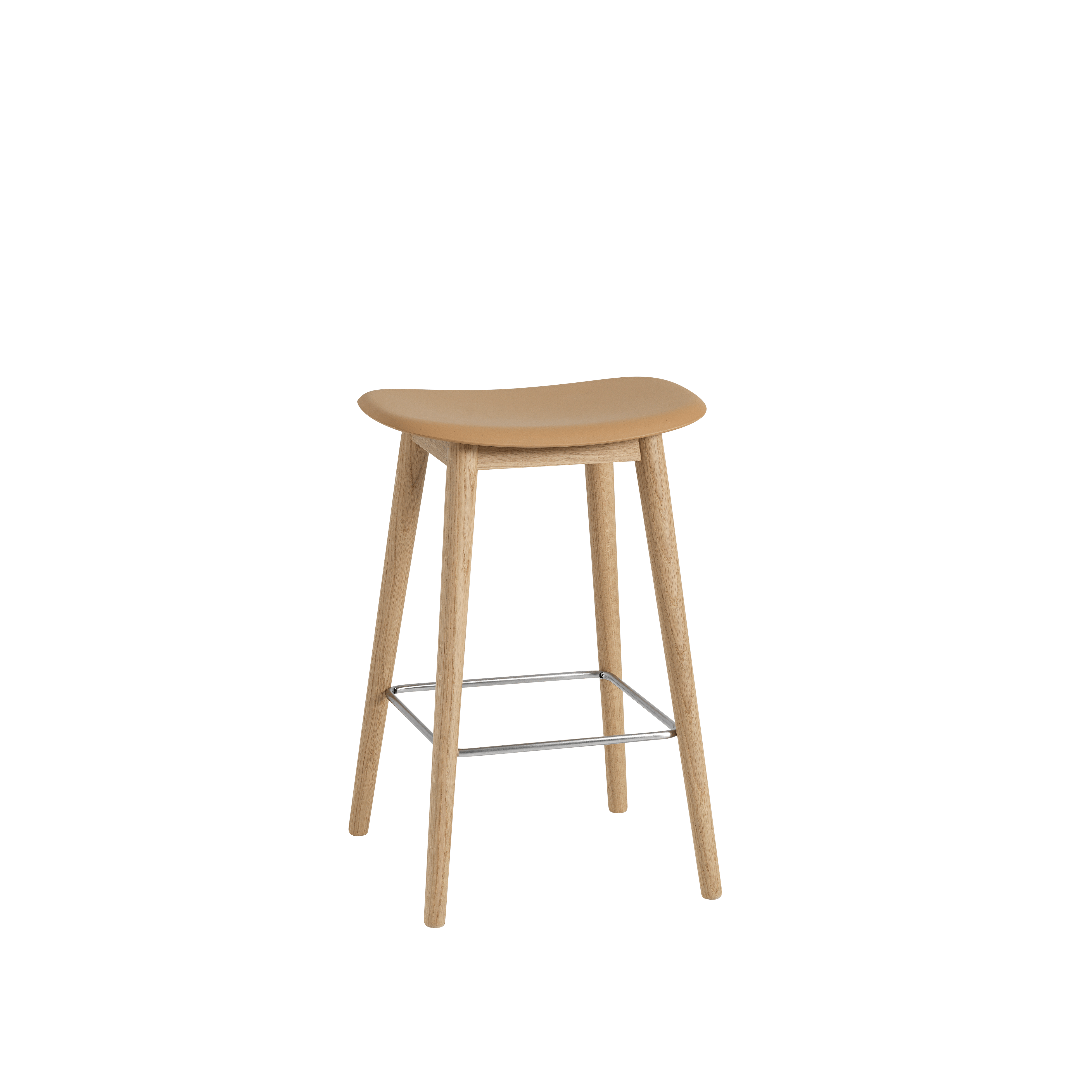 Gepersonaliseerde FIBER kruk met houten basis