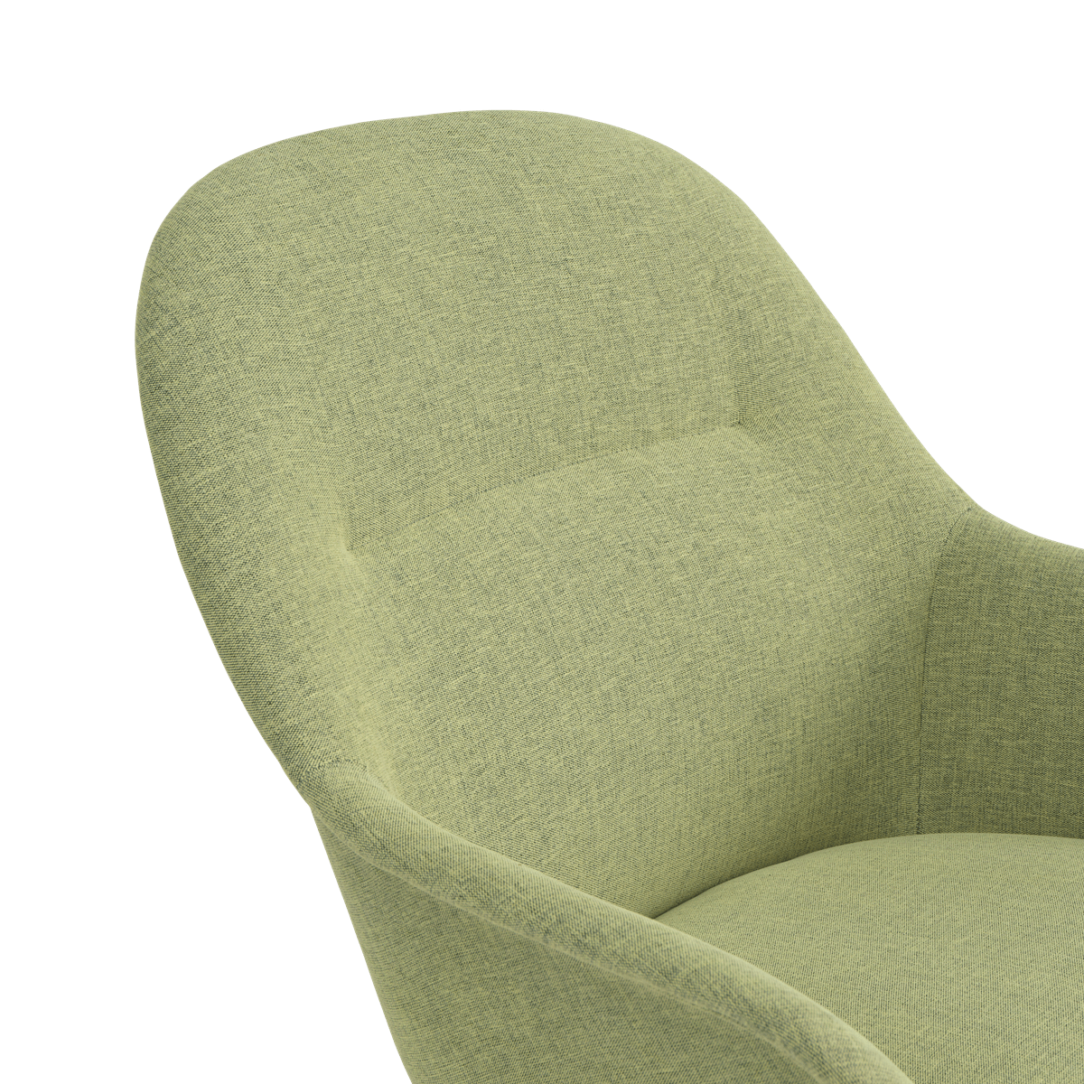 FIBER fauteuil, gepersonaliseerd met een houten basis