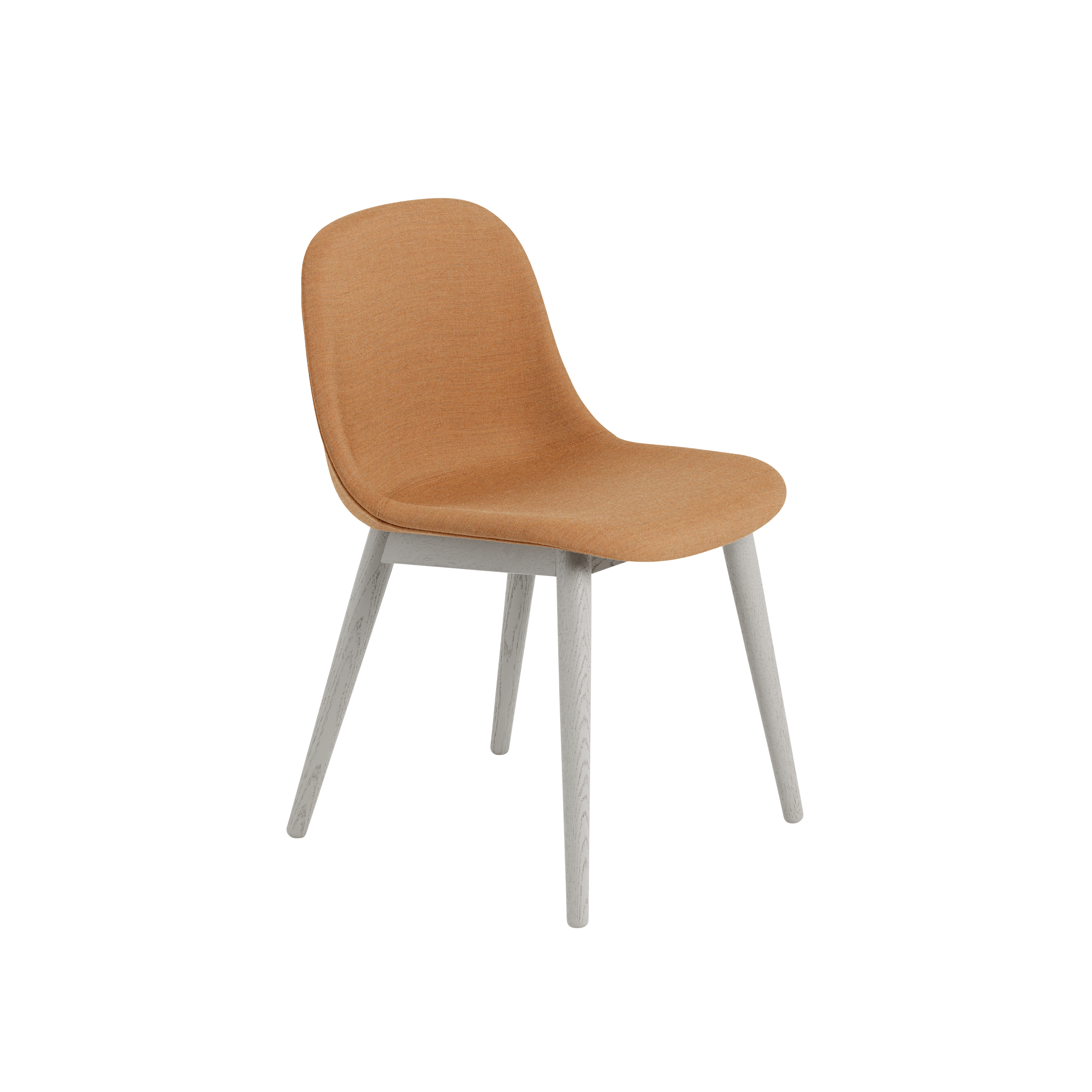 Gepersonaliseerde FIBER stoel met houten basis