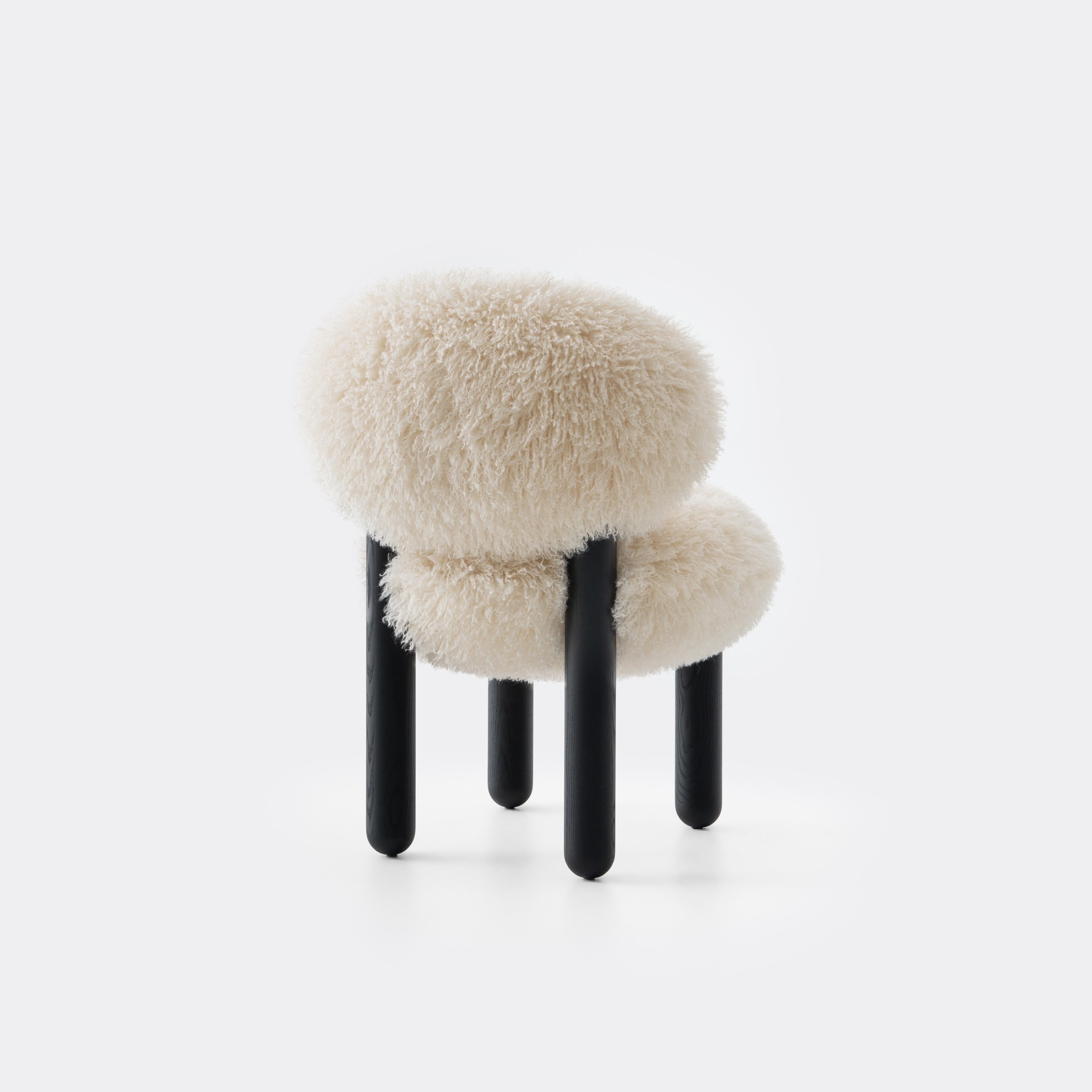 Stuhl FLOCK CS2 - FLUFFY EDITION Kunstfell