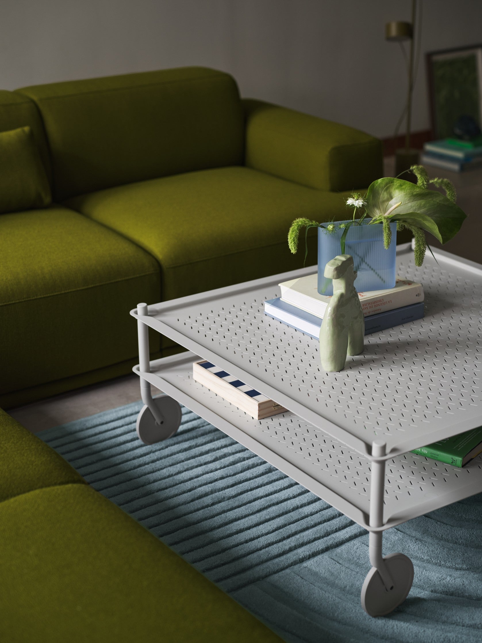 Vloerkleed RELEVO donkergroen