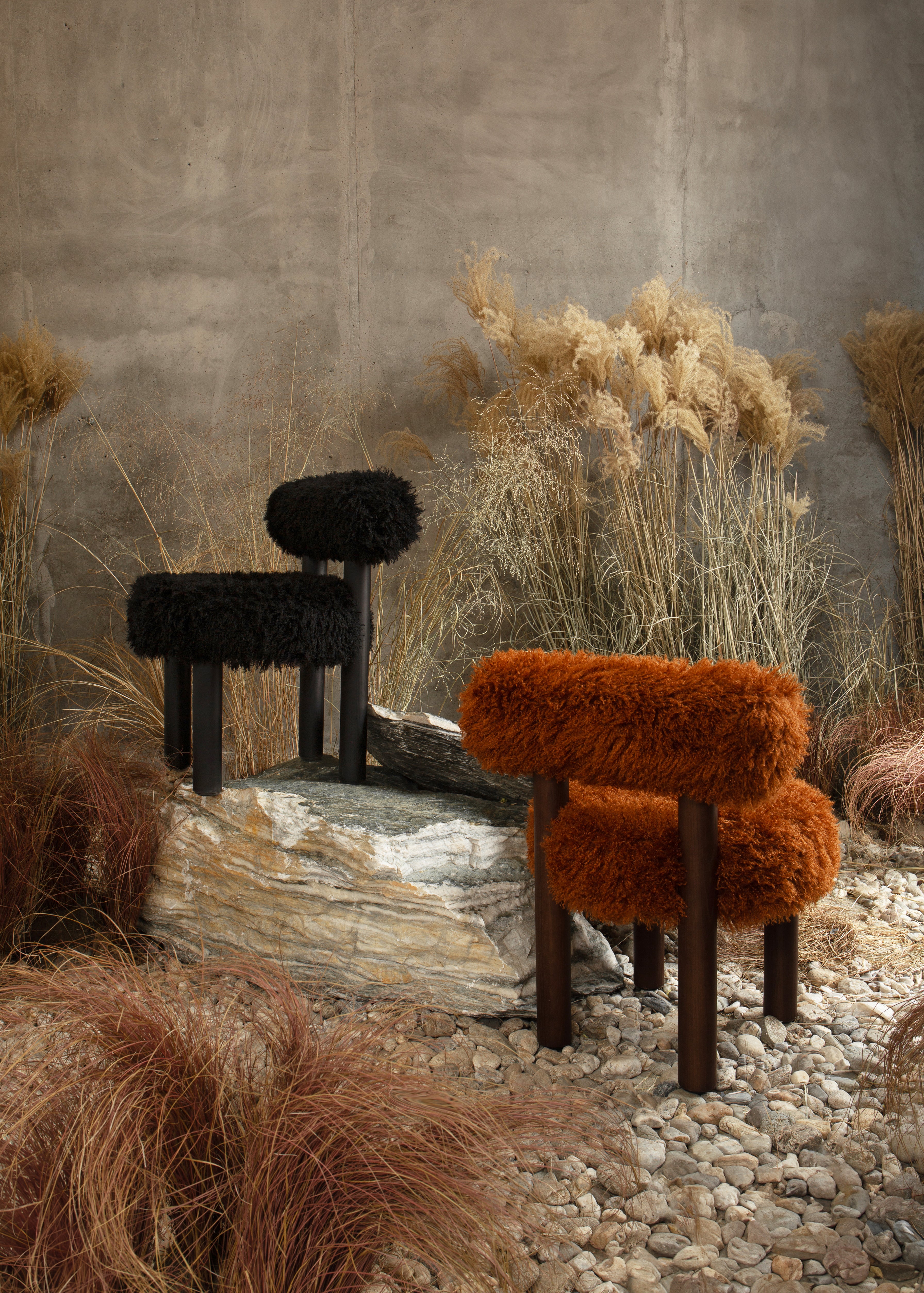 Stoel GROPIUS CS2 - FLUFFY EDITIE kunstbont