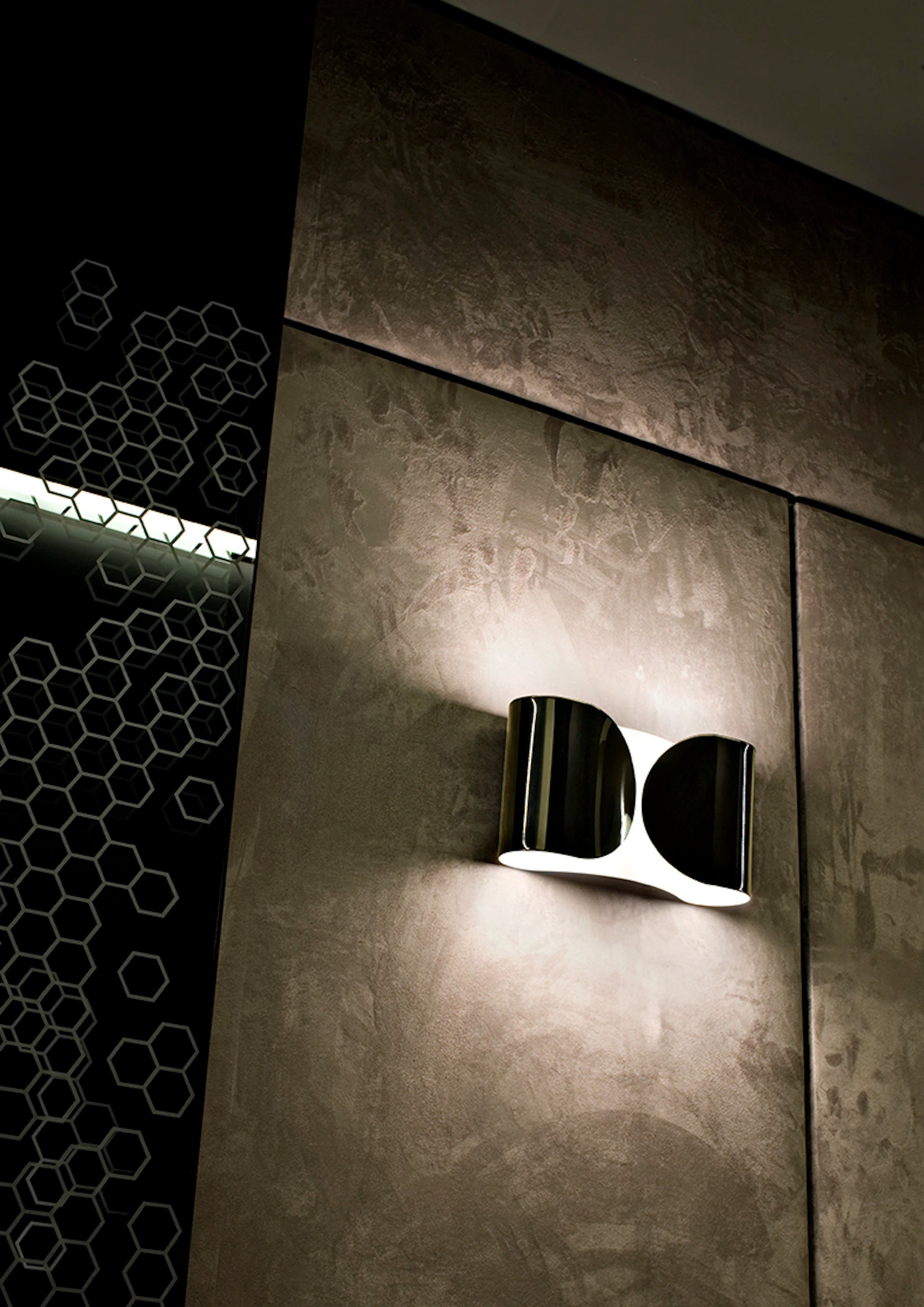 Lampa ścienna FOGLIO czarny