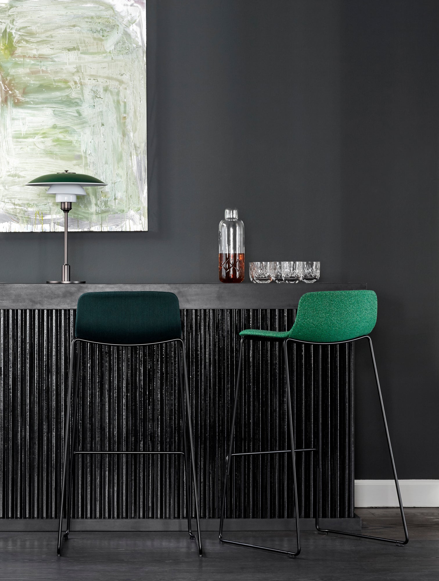 Tafellamp PH 3½-2½ groen