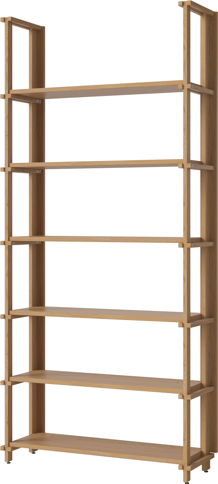 Regał FRIEDMAN drewno dębowe