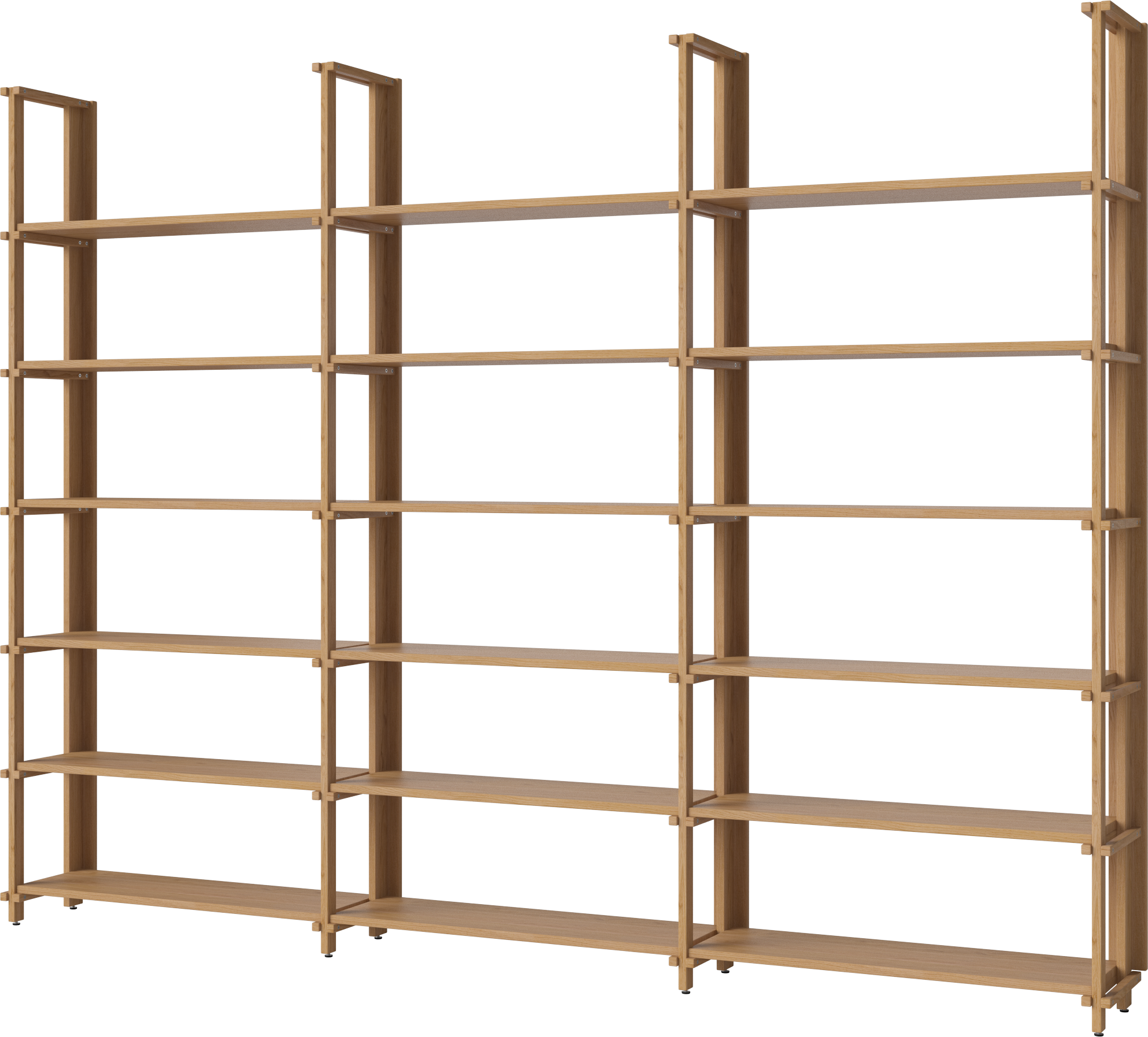 Regał FRIEDMAN drewno dębowe