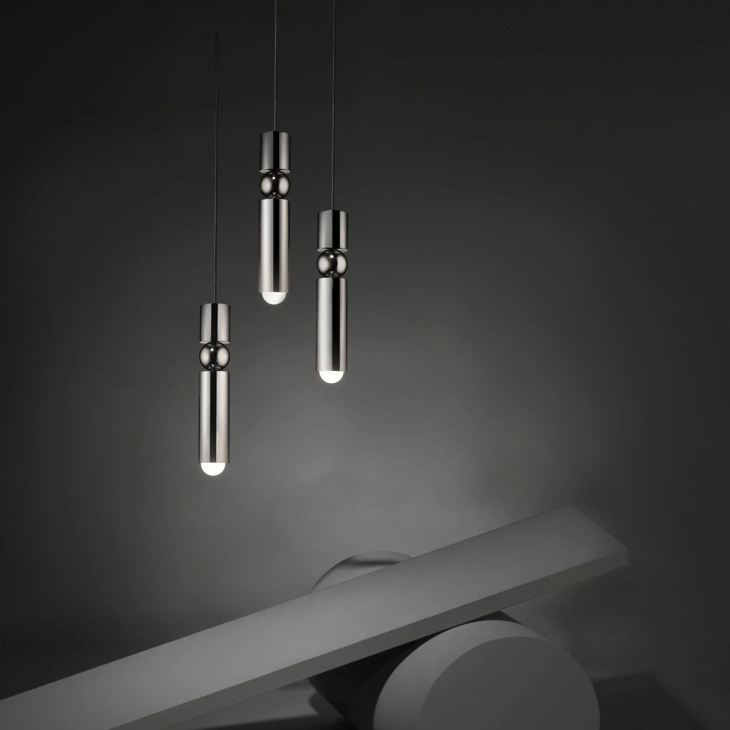 Hanglamp FULCRUM chroom