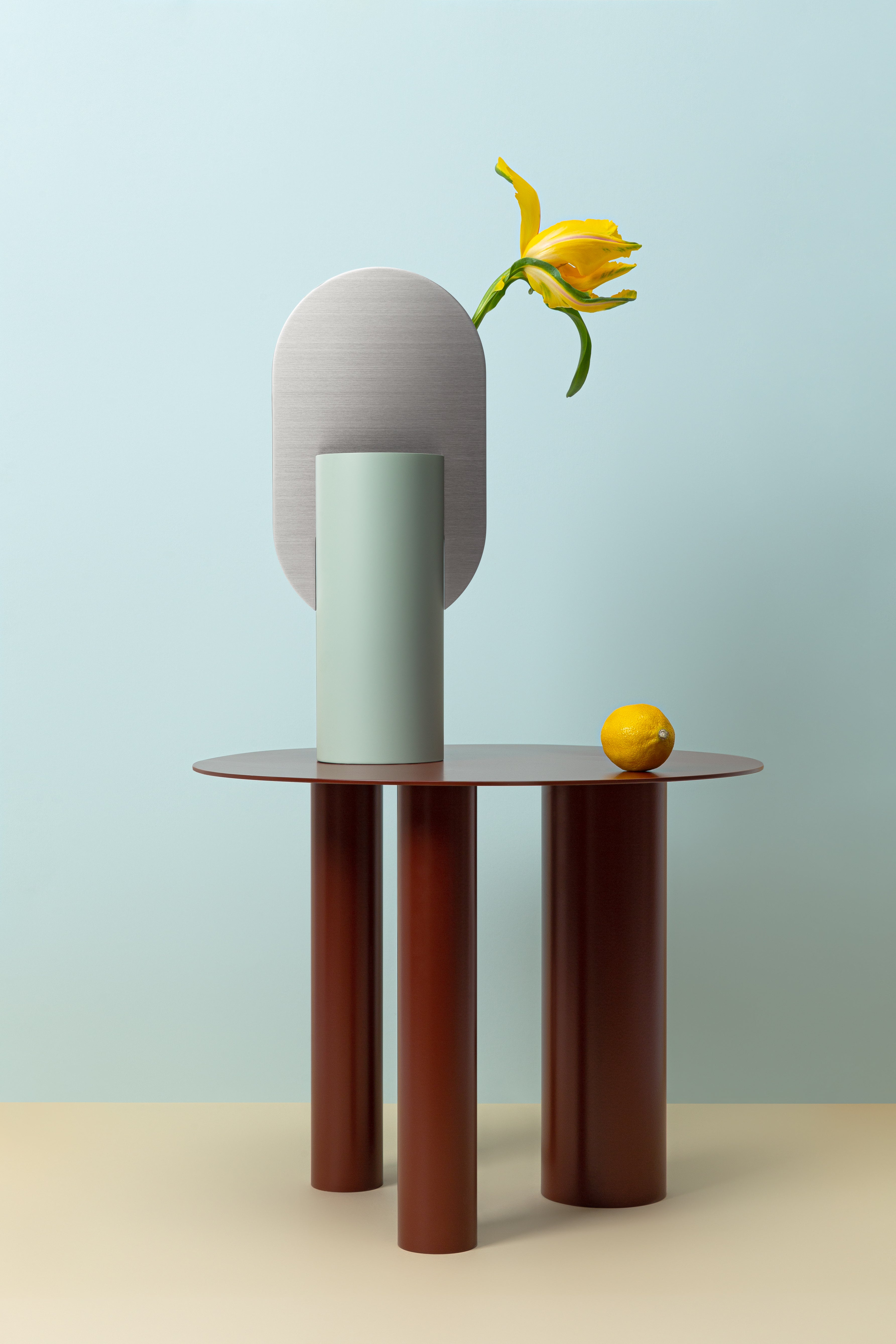 Vaas GENKE grijs-groen met staal