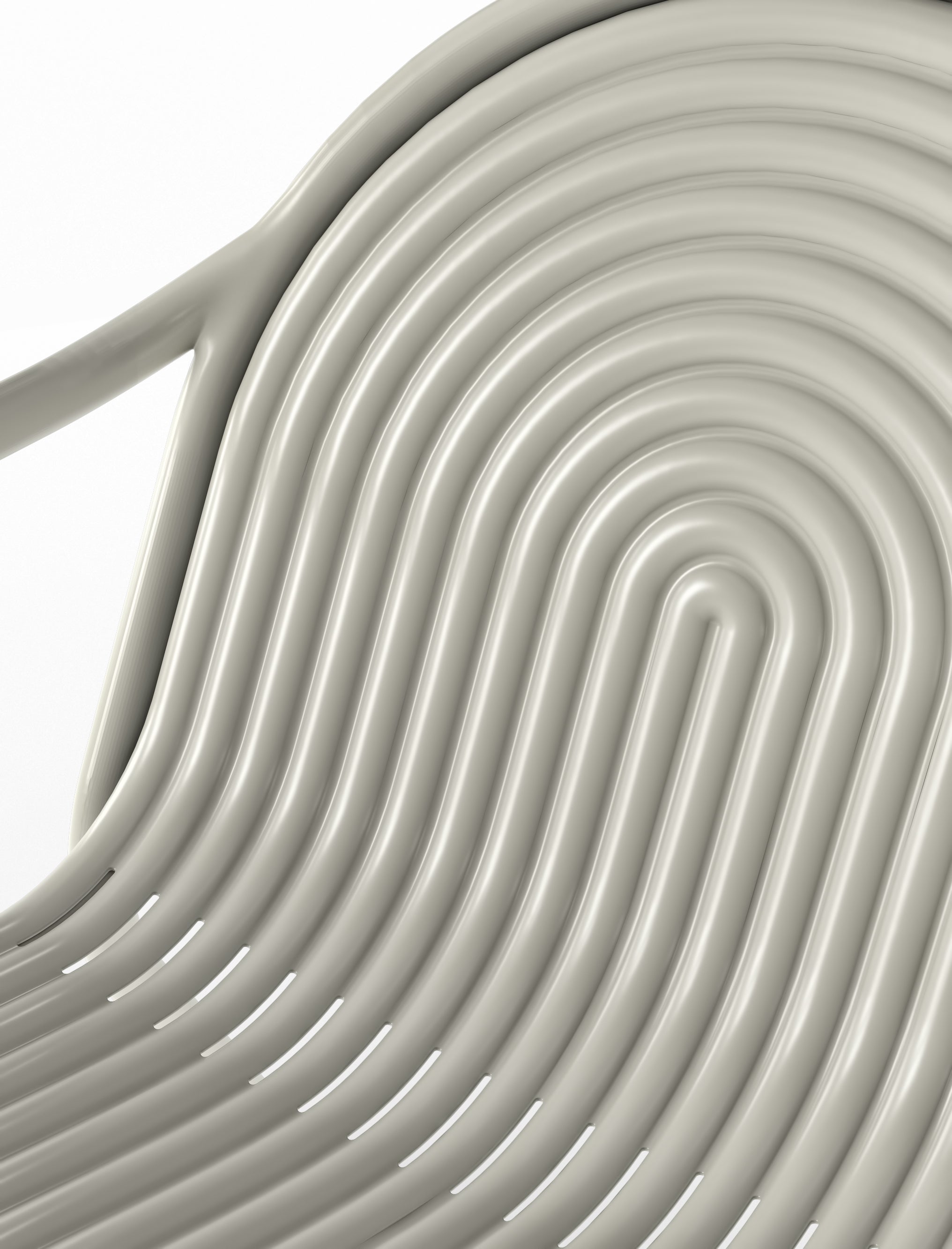 Buitenstoel GROOVE gebroken wit