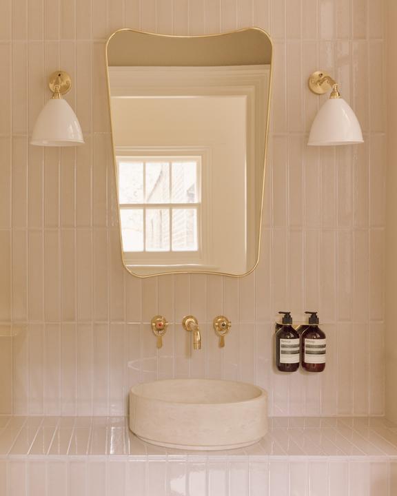 F.A. 33 Brass Mirror