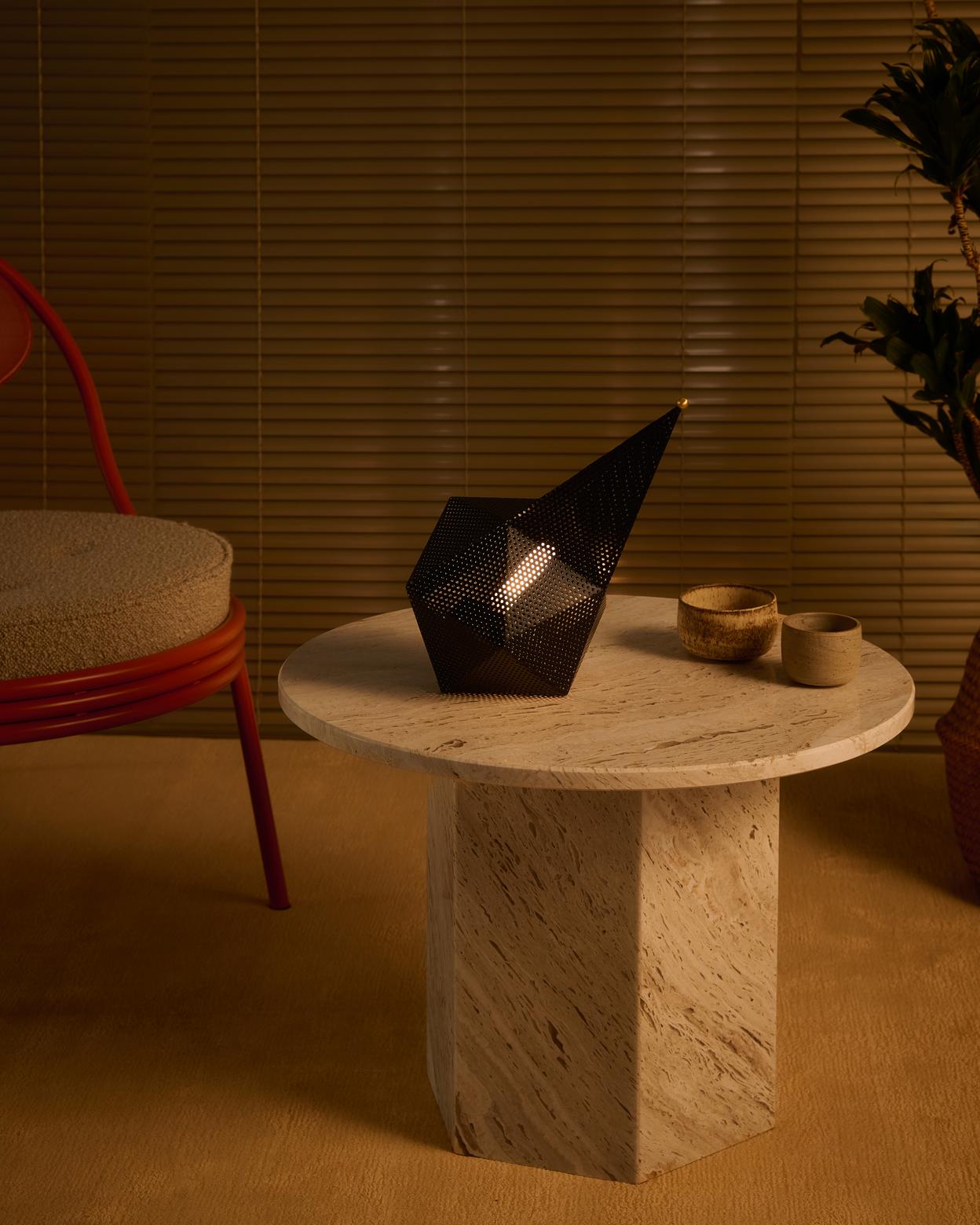 Tragbare Lampe BAGDAD schwarz