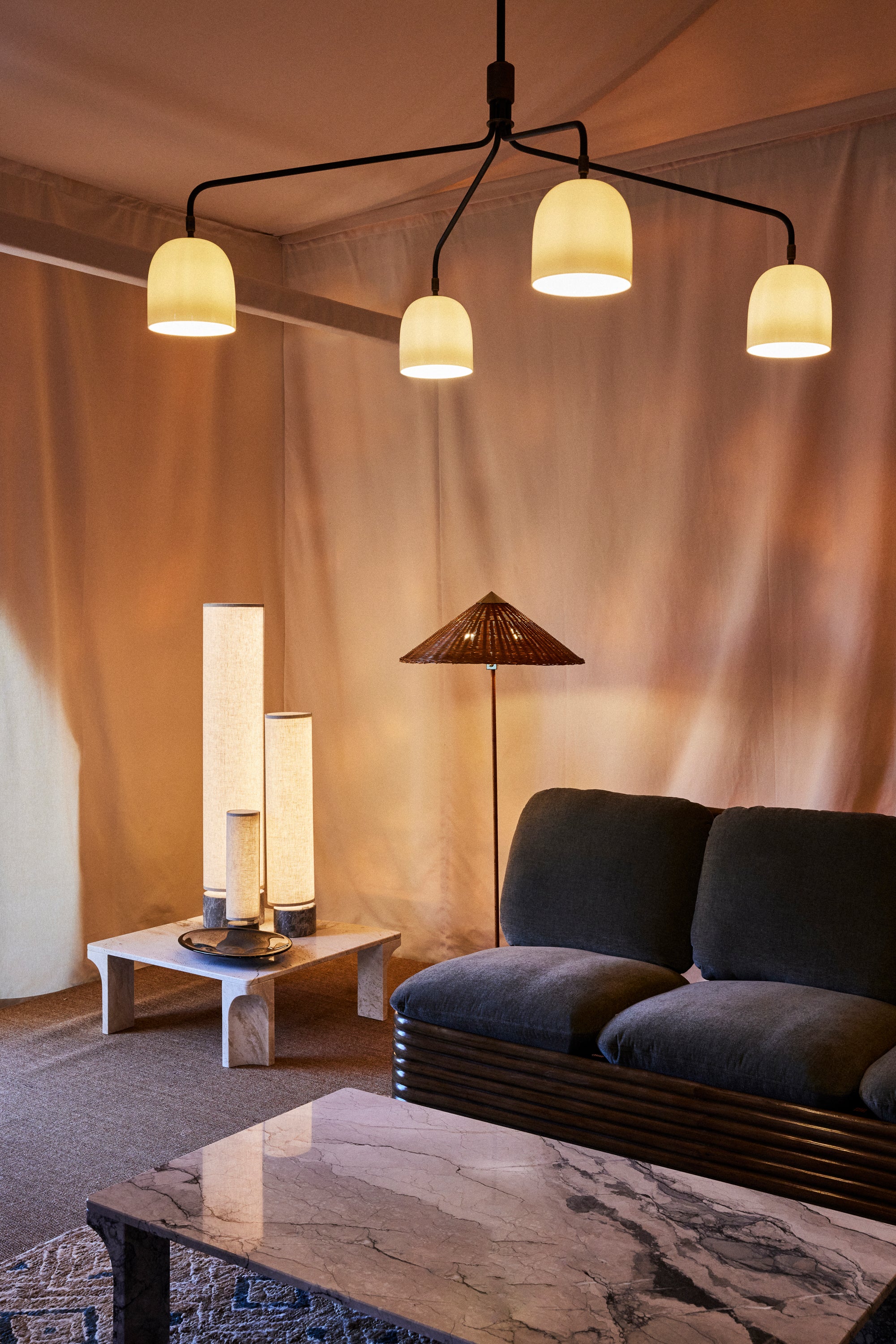 Witte HOWARD kroonluchter