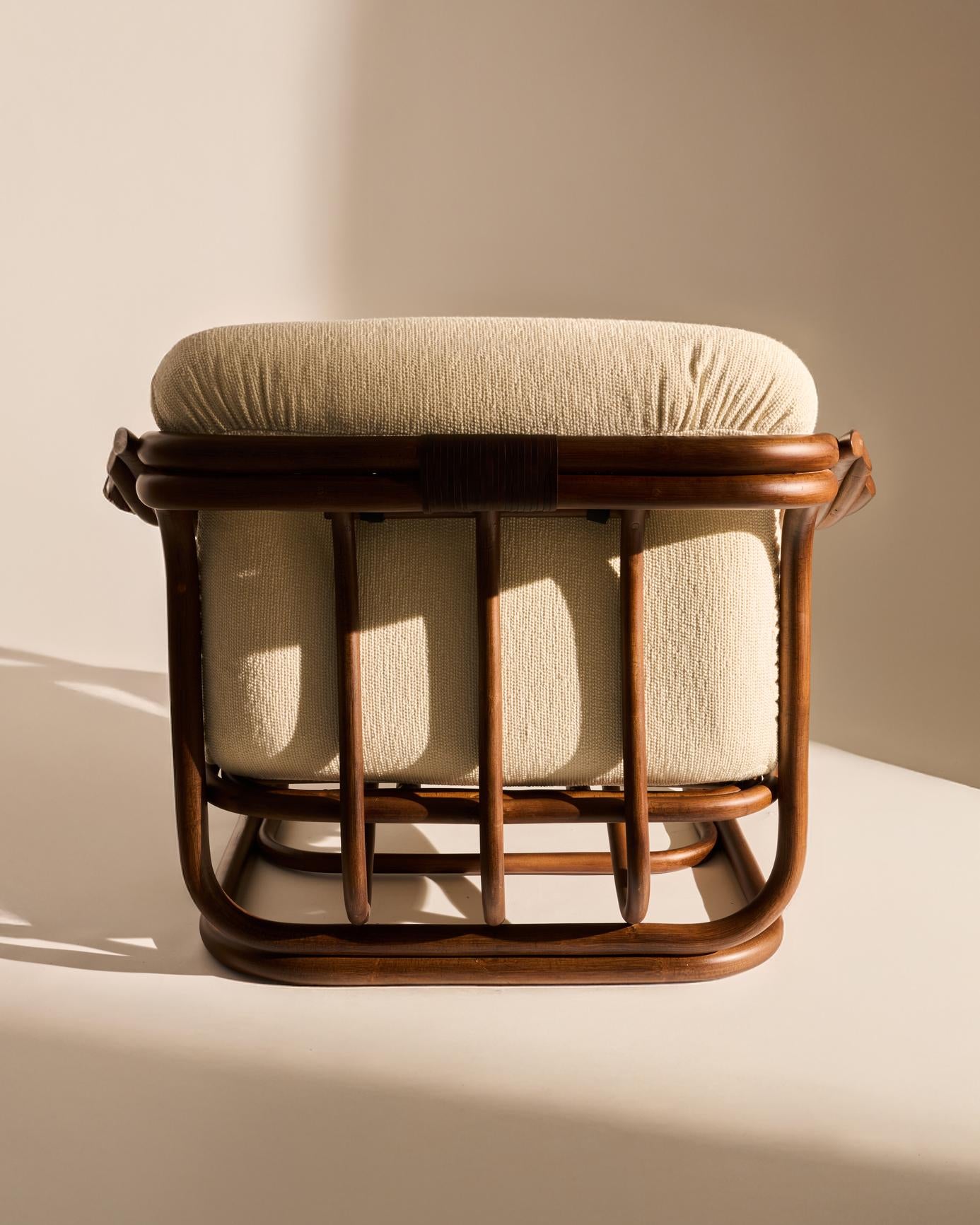 Upholstered POLTRONA TRIA Armchair