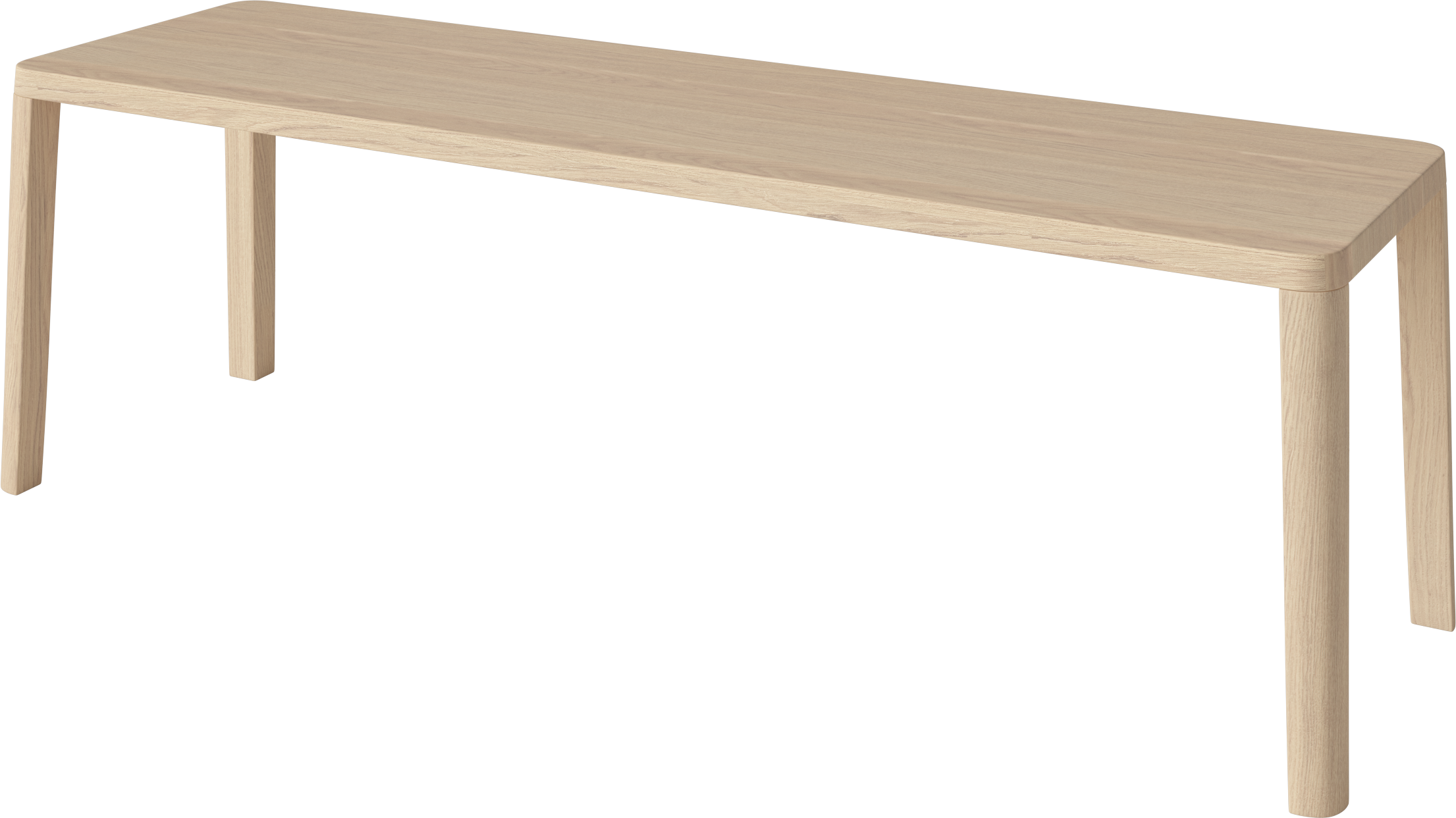 GRACEFUL bank van gebleekt eikenhout