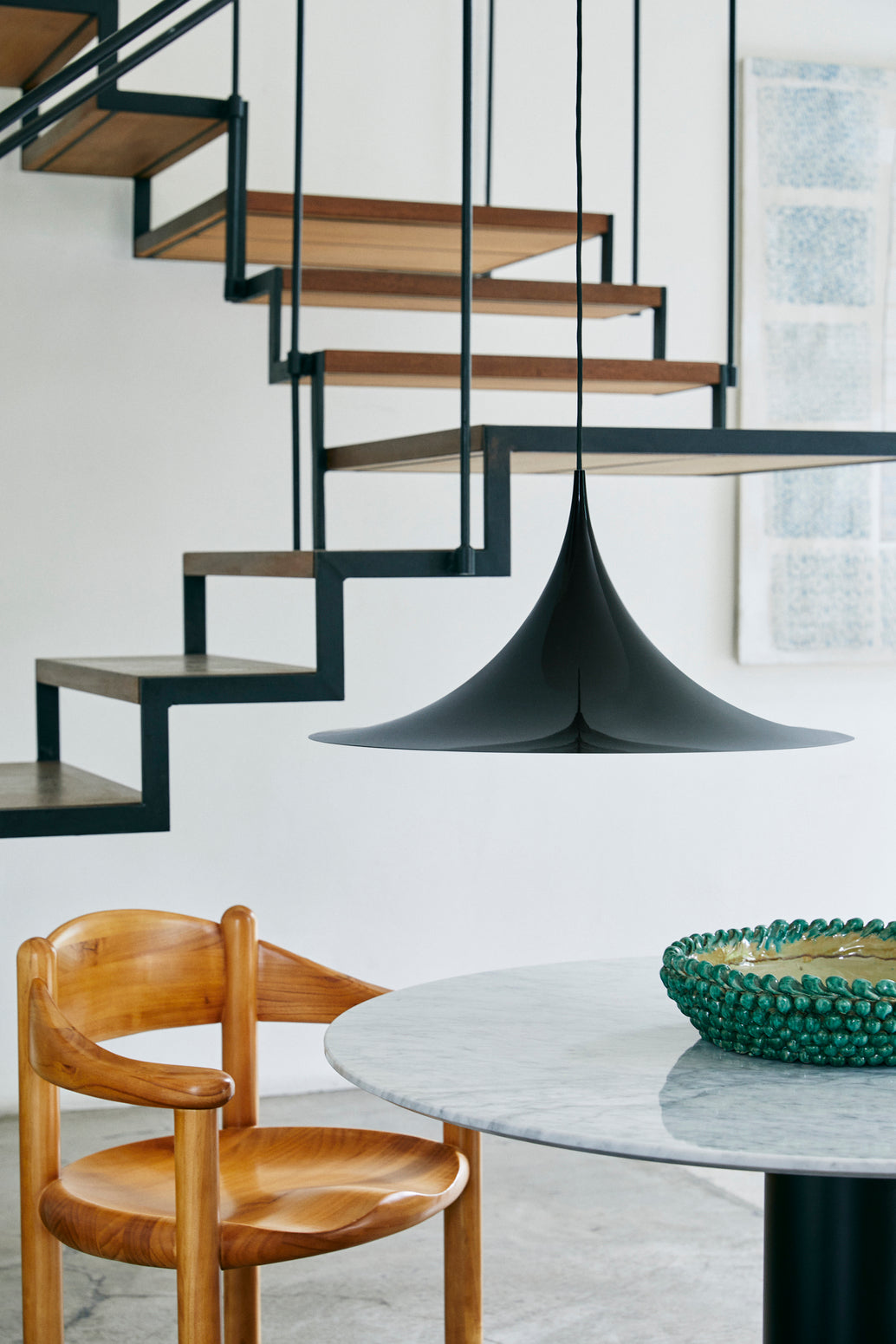 DAUMILLER armstoel van vurenhout