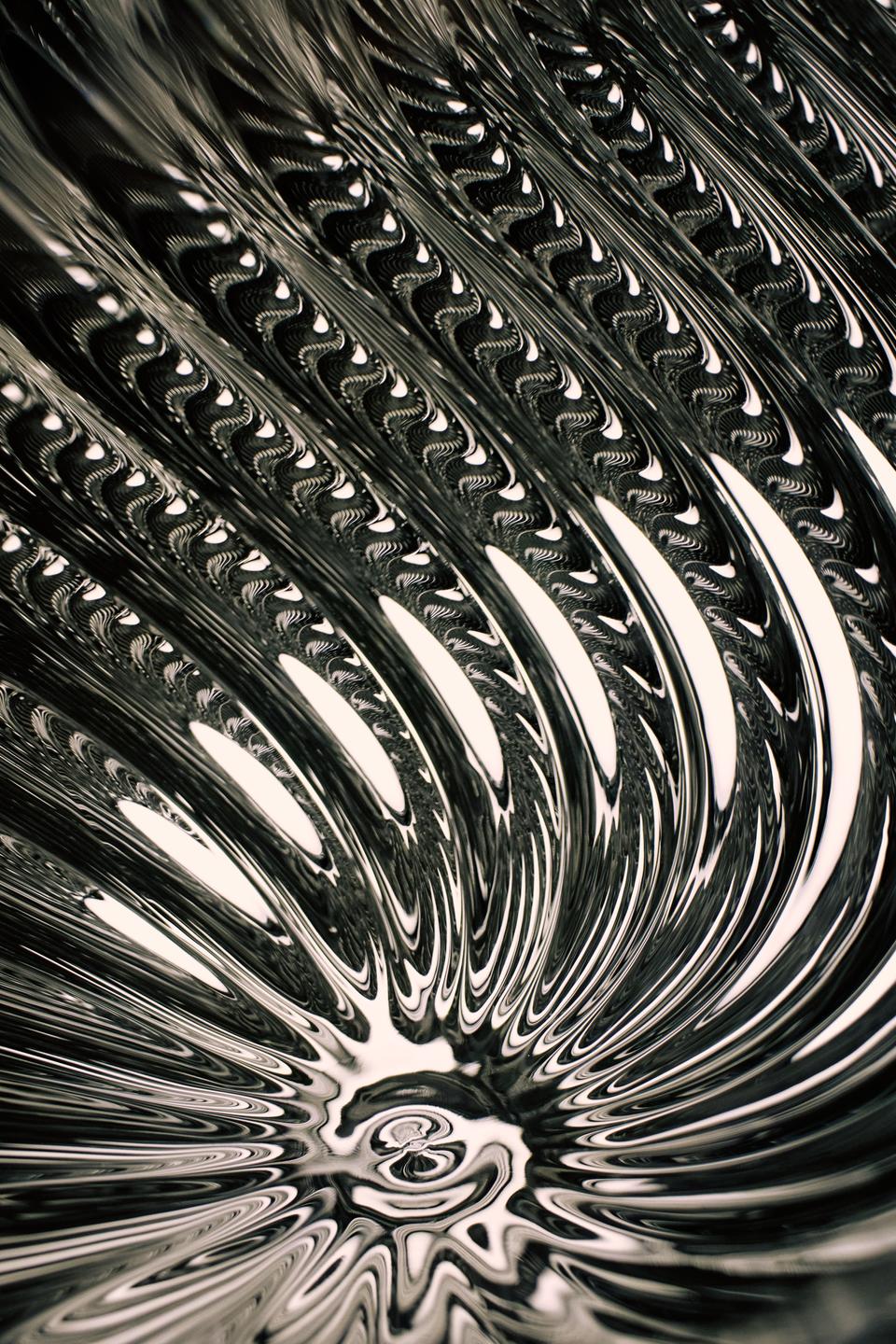 Pendelleuchte WHIRL silber