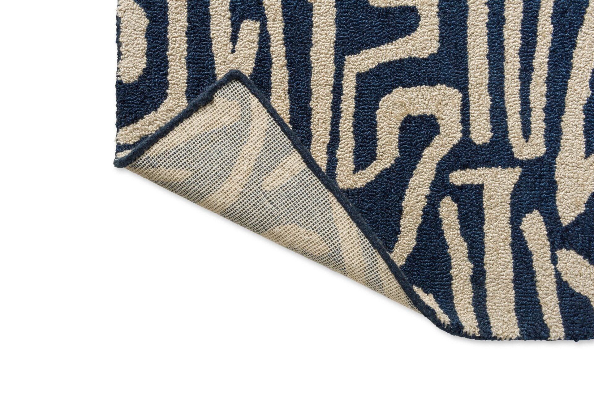 Buitenkleed MELODIC beige-blauw