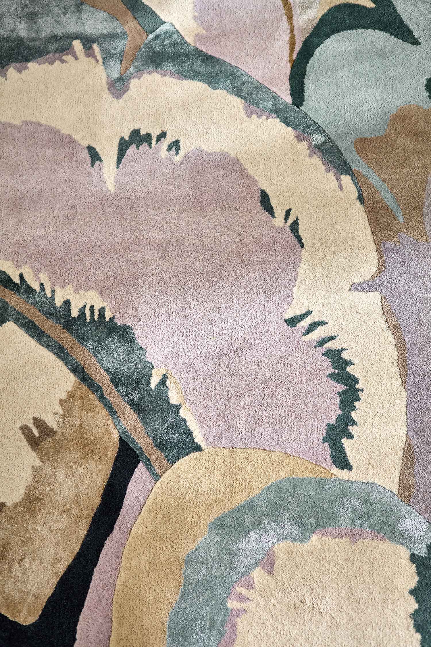 CALATHEA SHIITAKE WILDWATER Teppich grau-beige