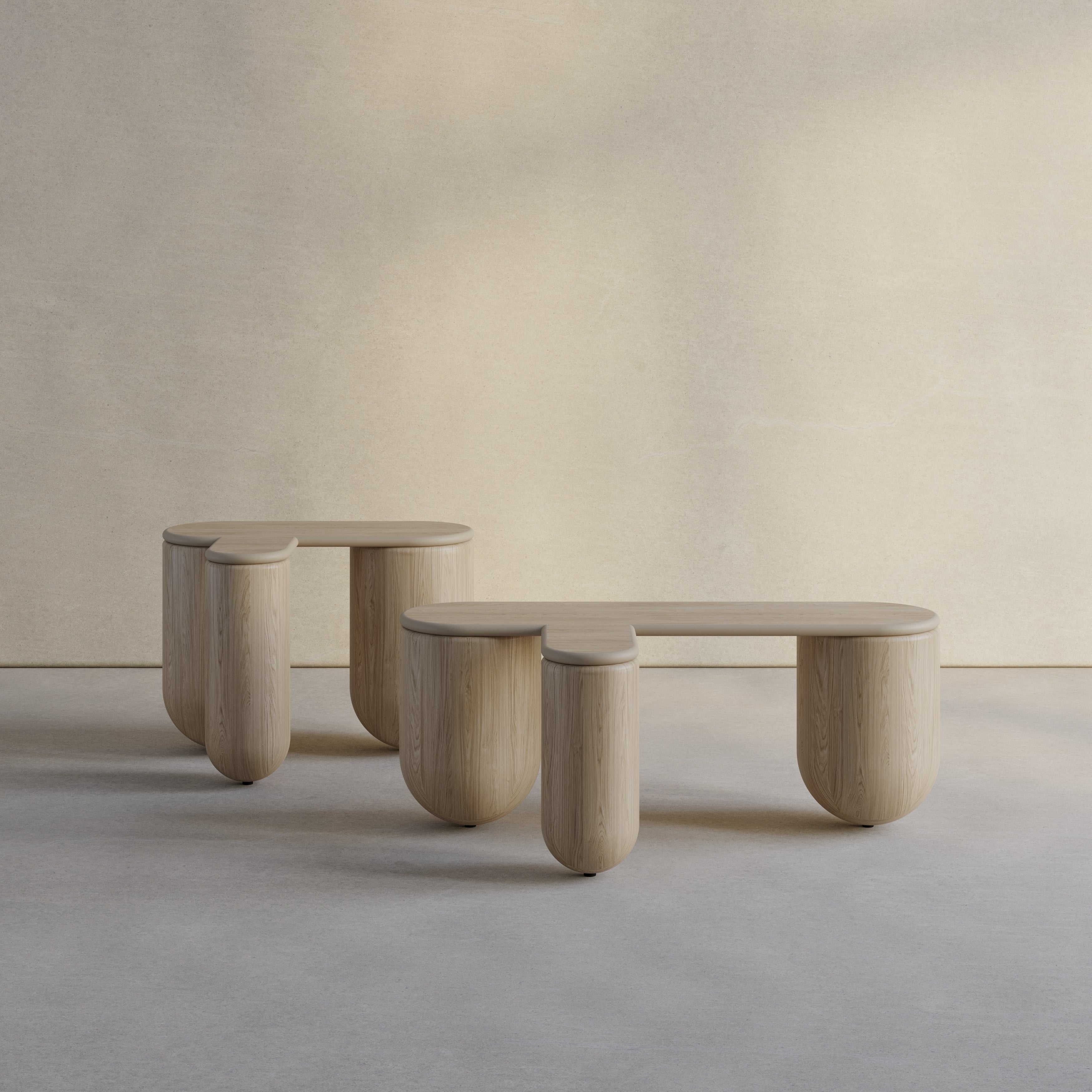 Kaffeetisch HELLO 3 aus Eschenholz